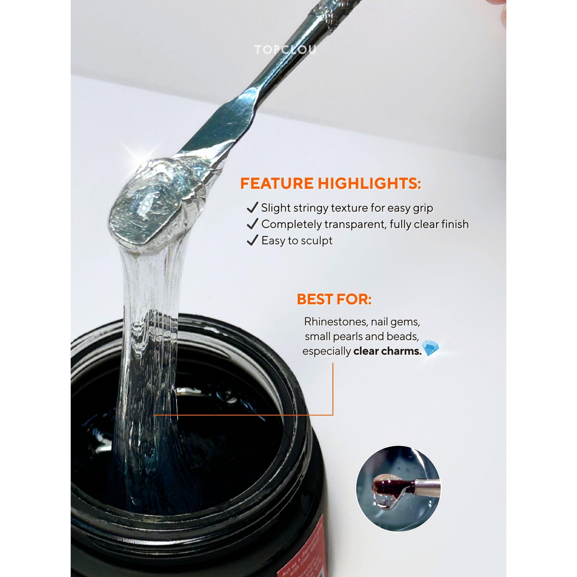 Topclou Nailhaus TOPCLOU Charm On Gel (20g)