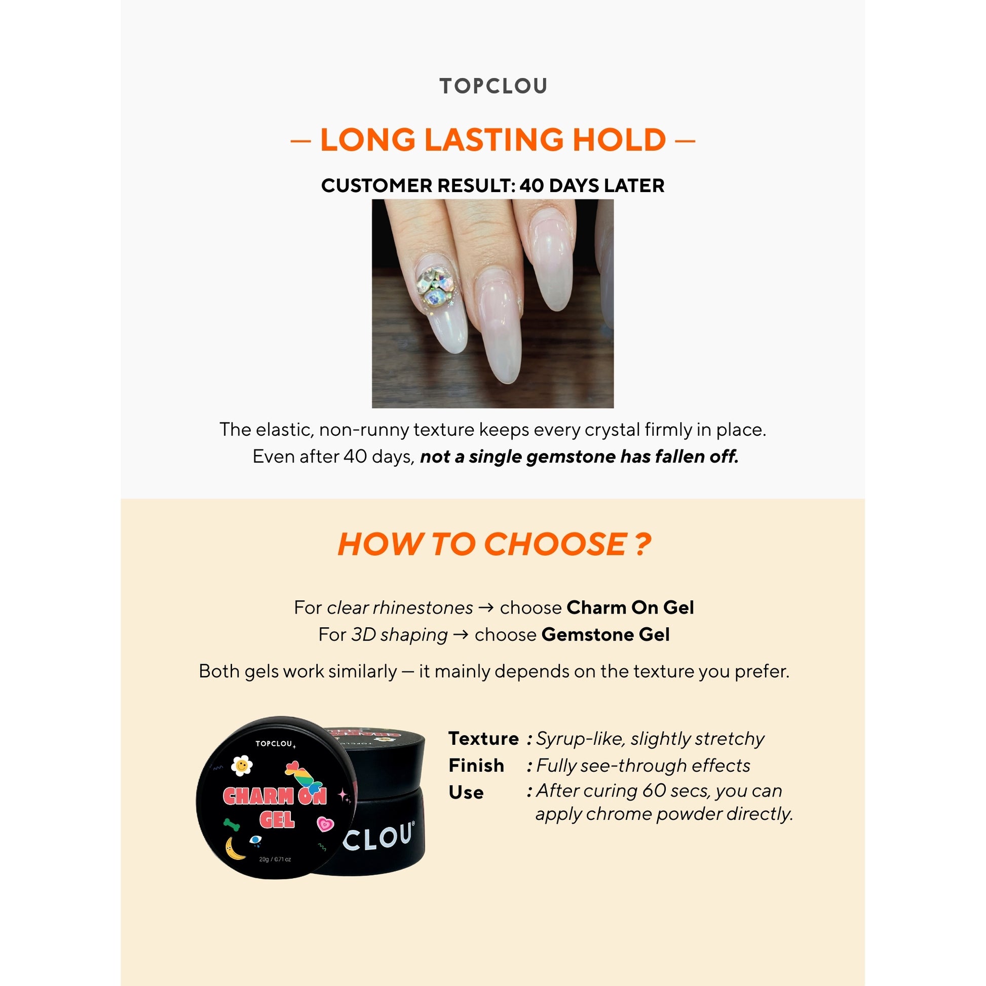 Topclou Nailhaus TOPCLOU Charm On Gel (20g)