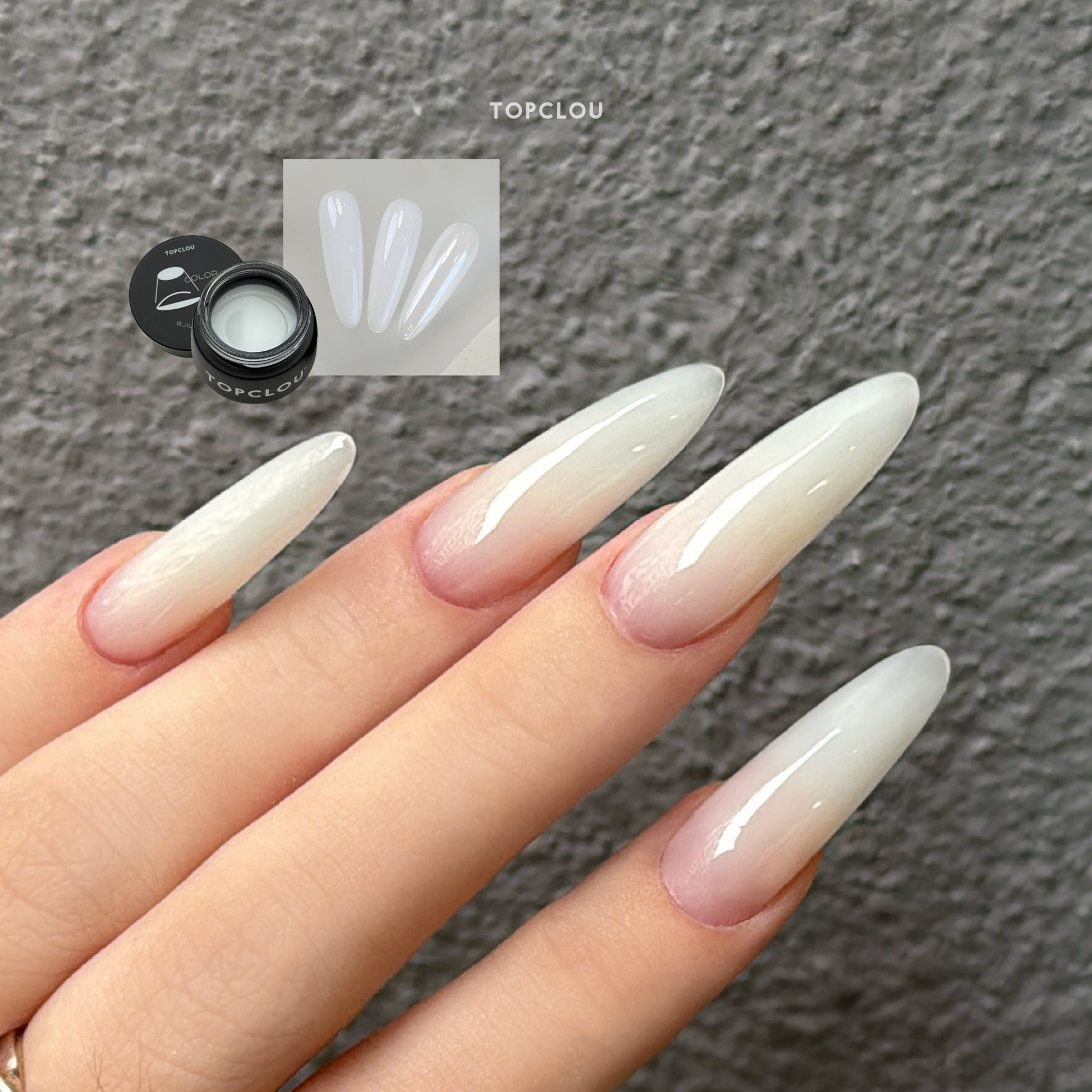 Topclou Nailhaus TOPCLOU Color Builder Gel #01 Jasmine Milk