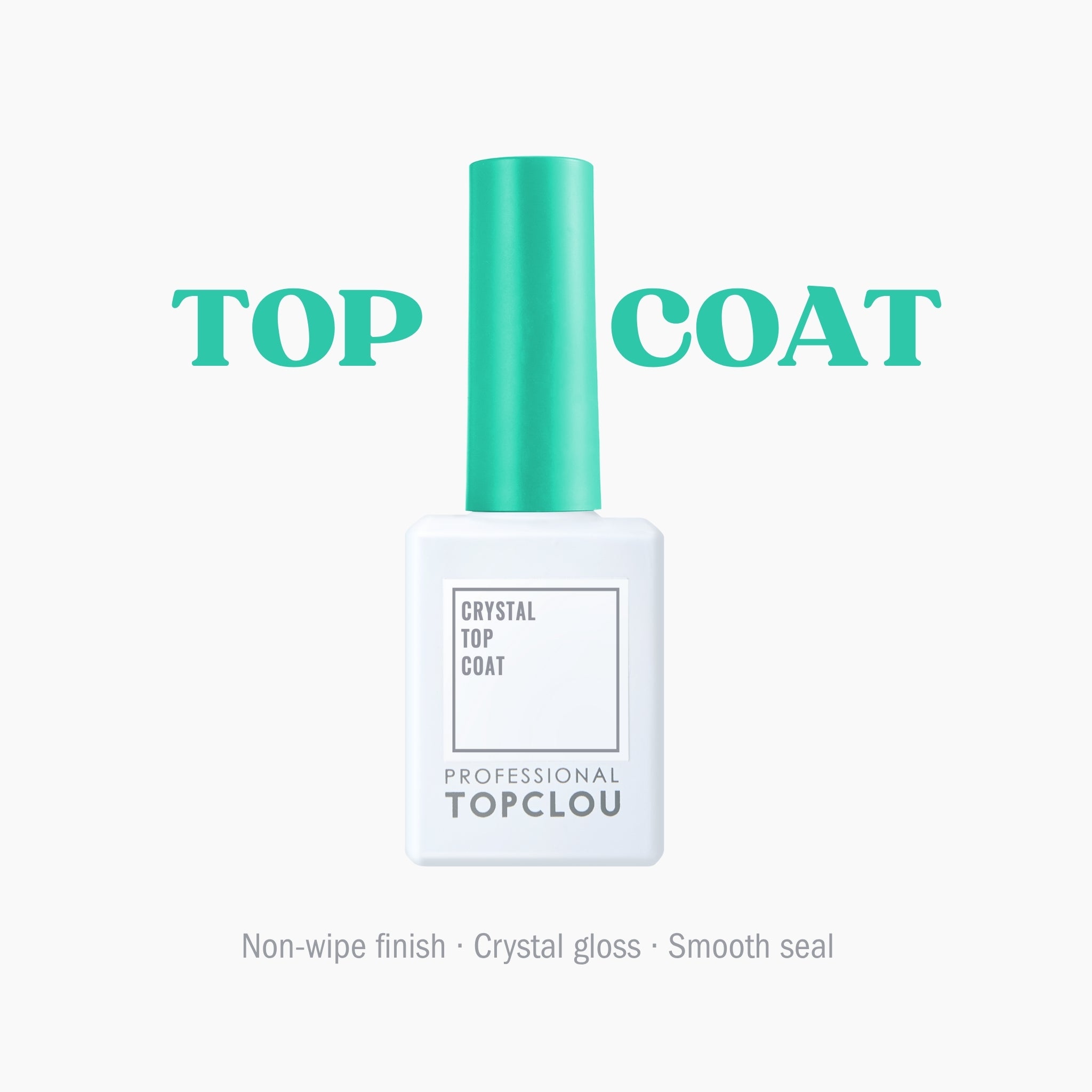 TOPCLOU Crystal Top Coat | Gel Nail Essential | Gel Polish