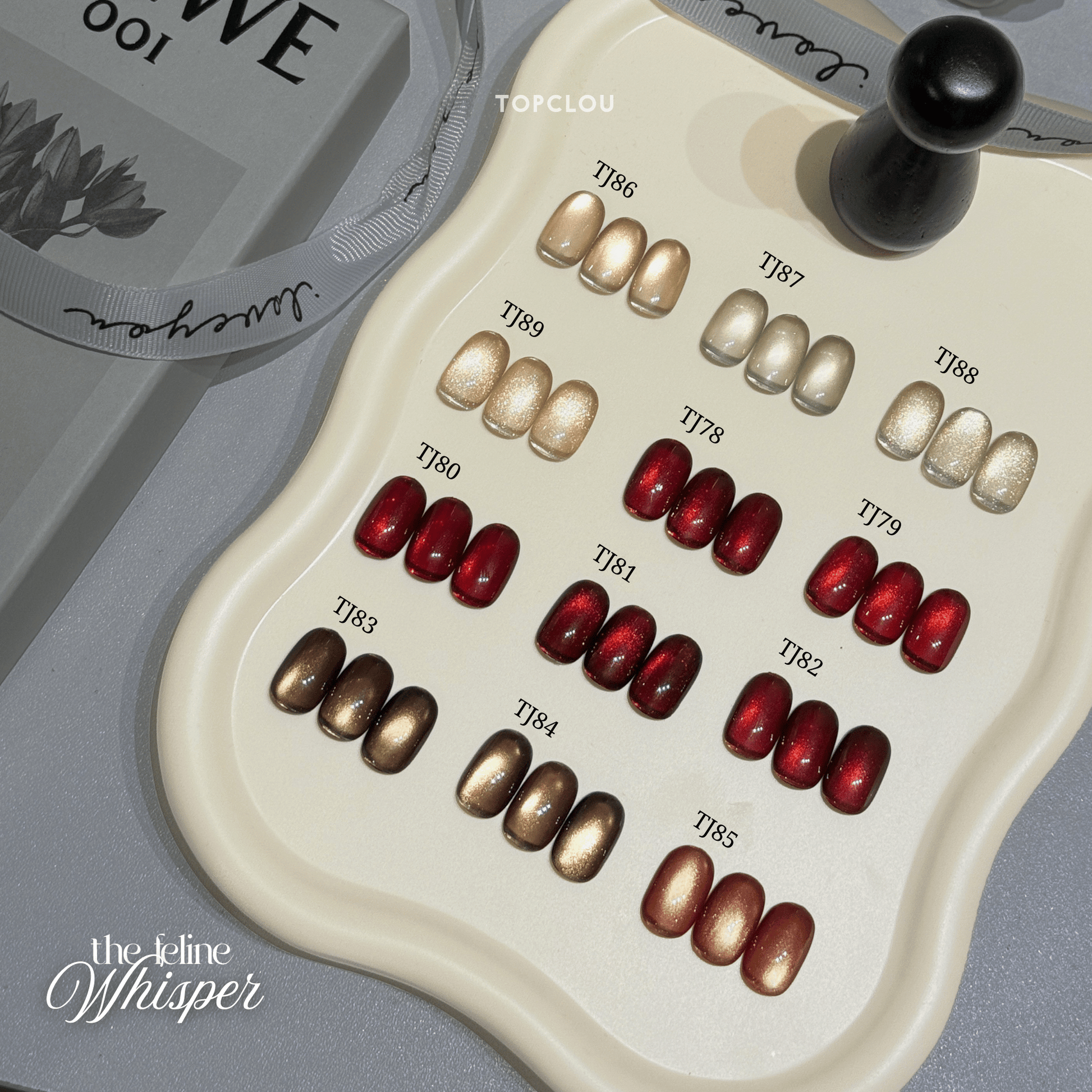Topclou Nailhaus TOPCLOU Feline Whisper Cat Eye collection