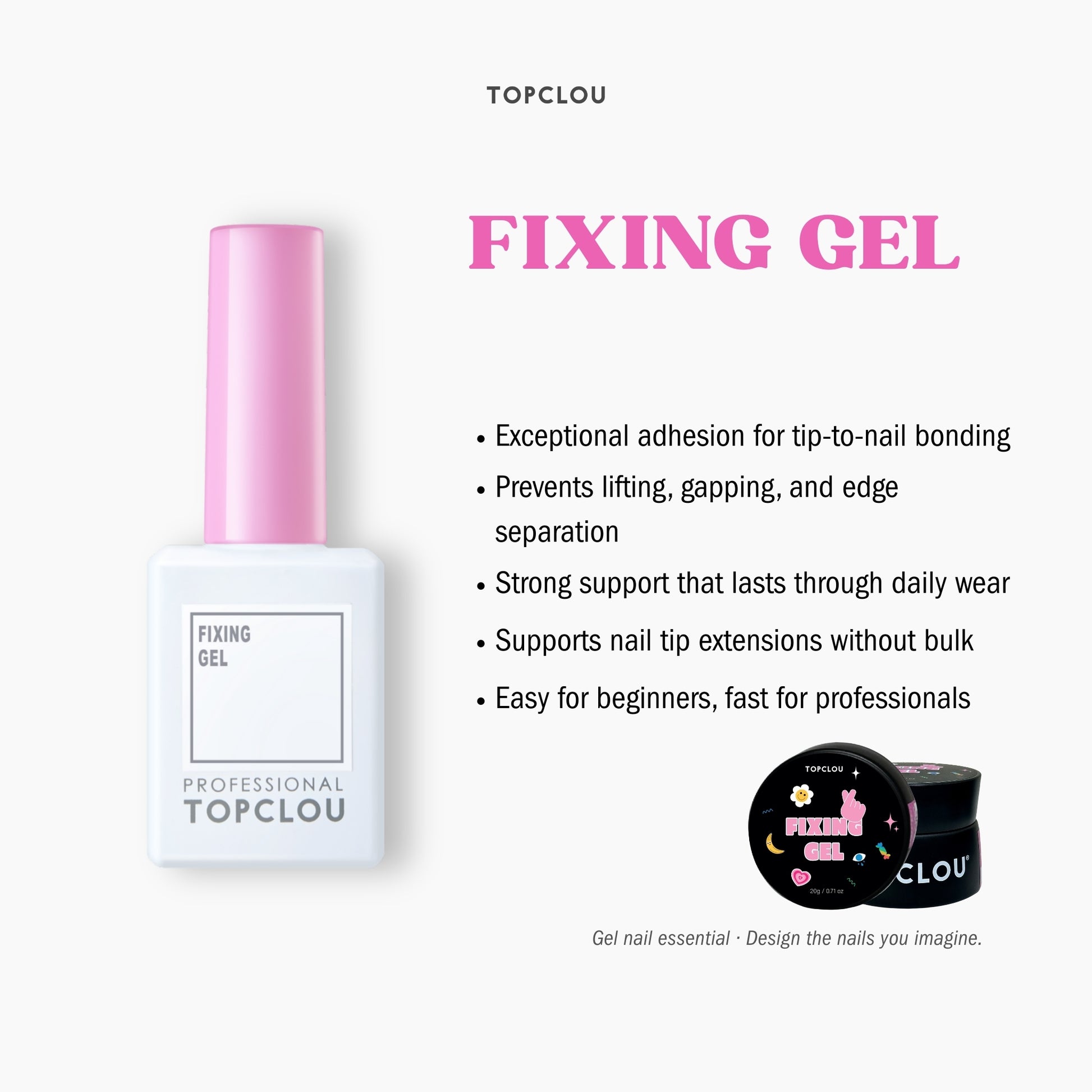 Topclou Nailhaus TOPCLOU Fixing Gel (15ml/20g)