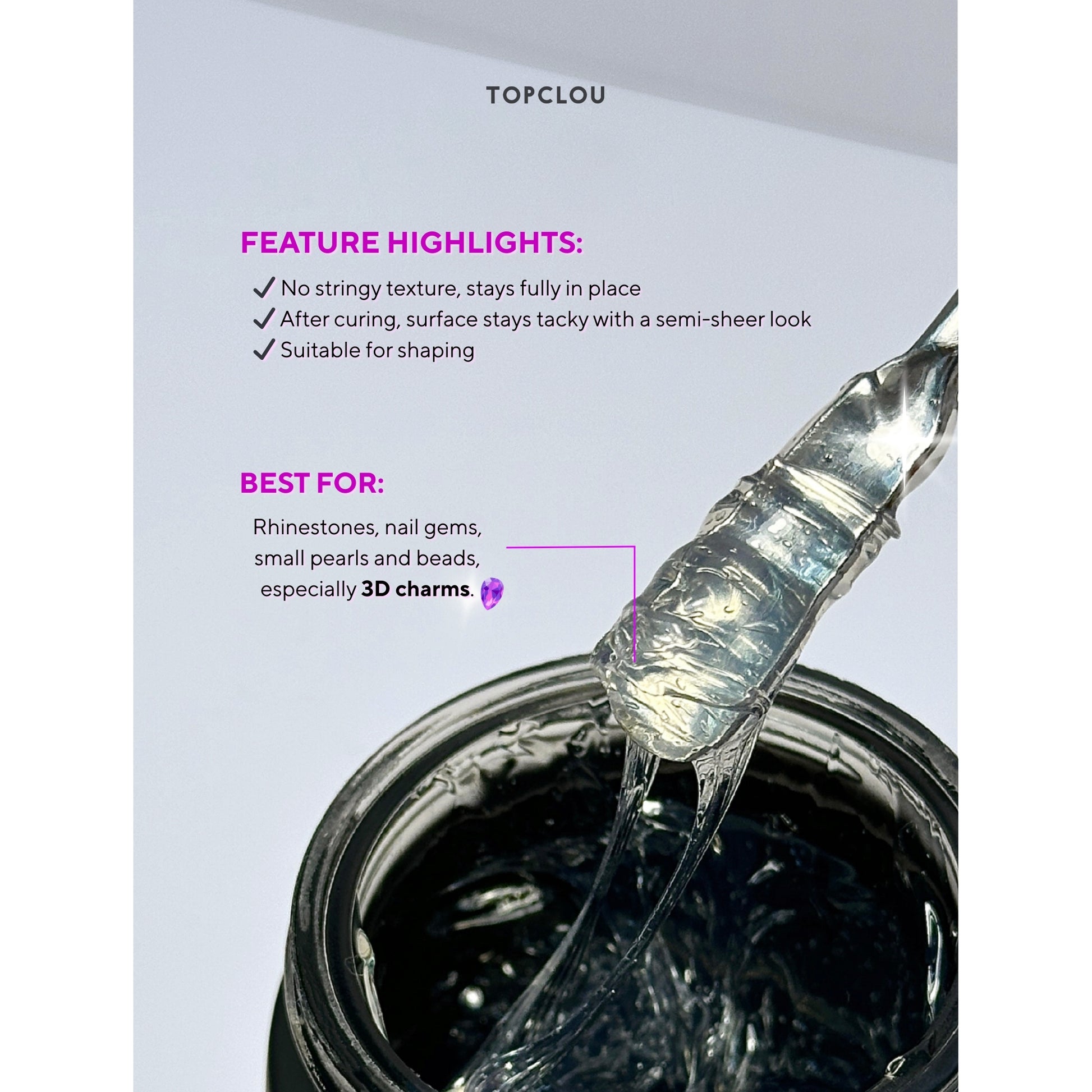 Topclou Nailhaus TOPCLOU Gemstone Gel (20g)