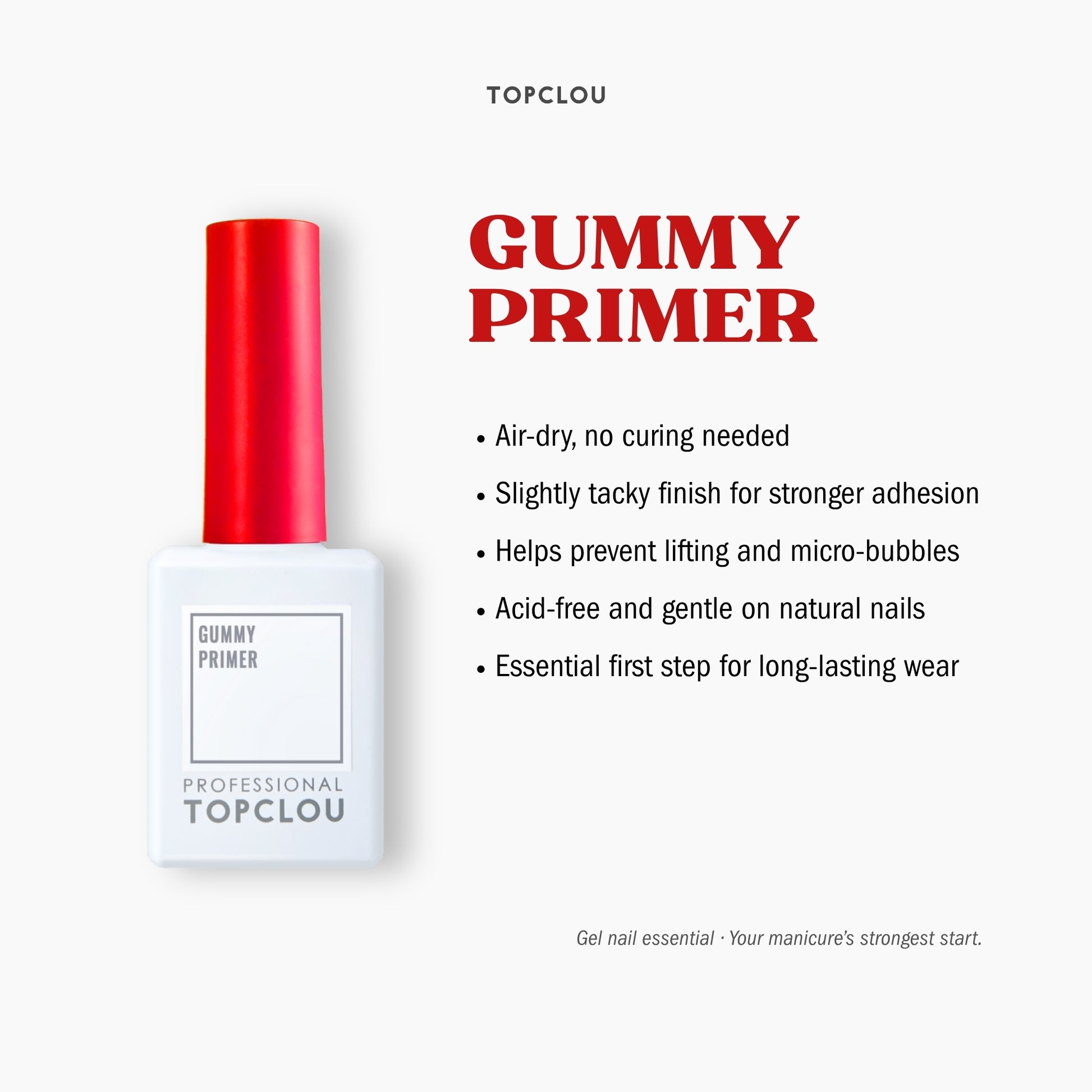 Topclou Nailhaus TOPCLOU Gummy Primer (15ml)