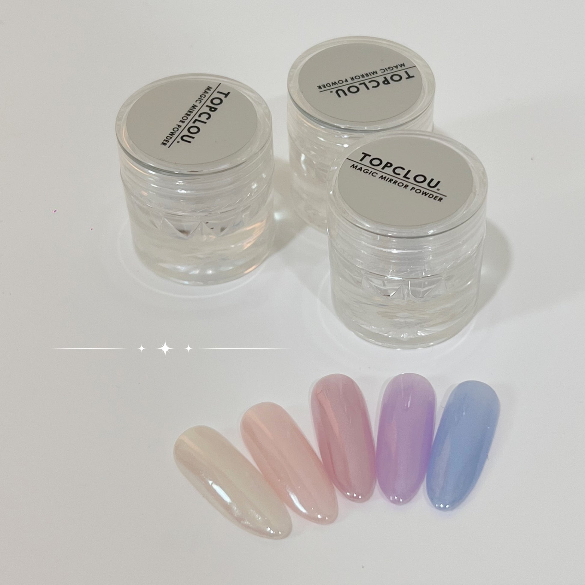 Topclou Nailhaus TOPCLOU Moon Aurora Chrome Powder