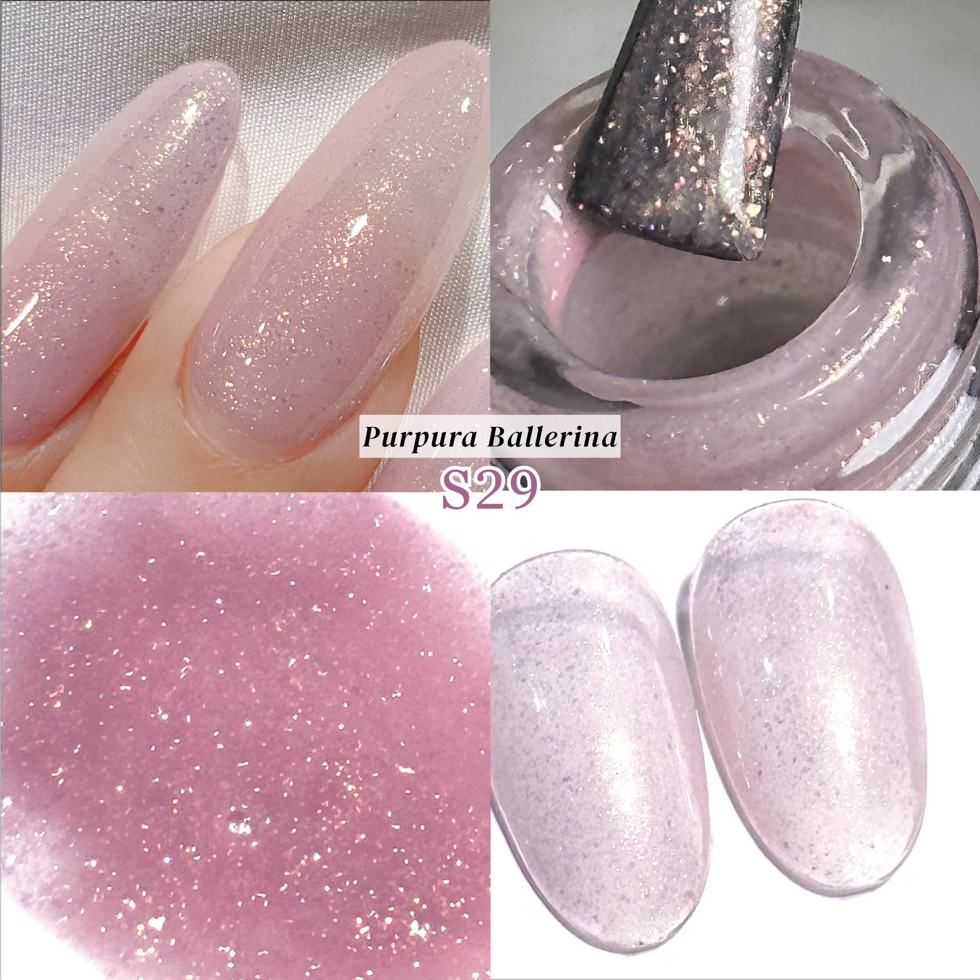 Topclou Nailhaus KIKIS S29 Purpura Ballerina