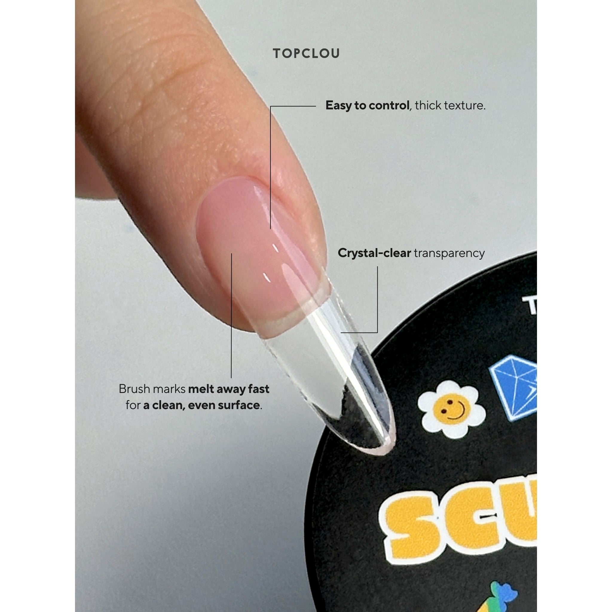 TOPCLOU Sculpture Gel | Sculpt & Extend | Nail Extension – Topclou