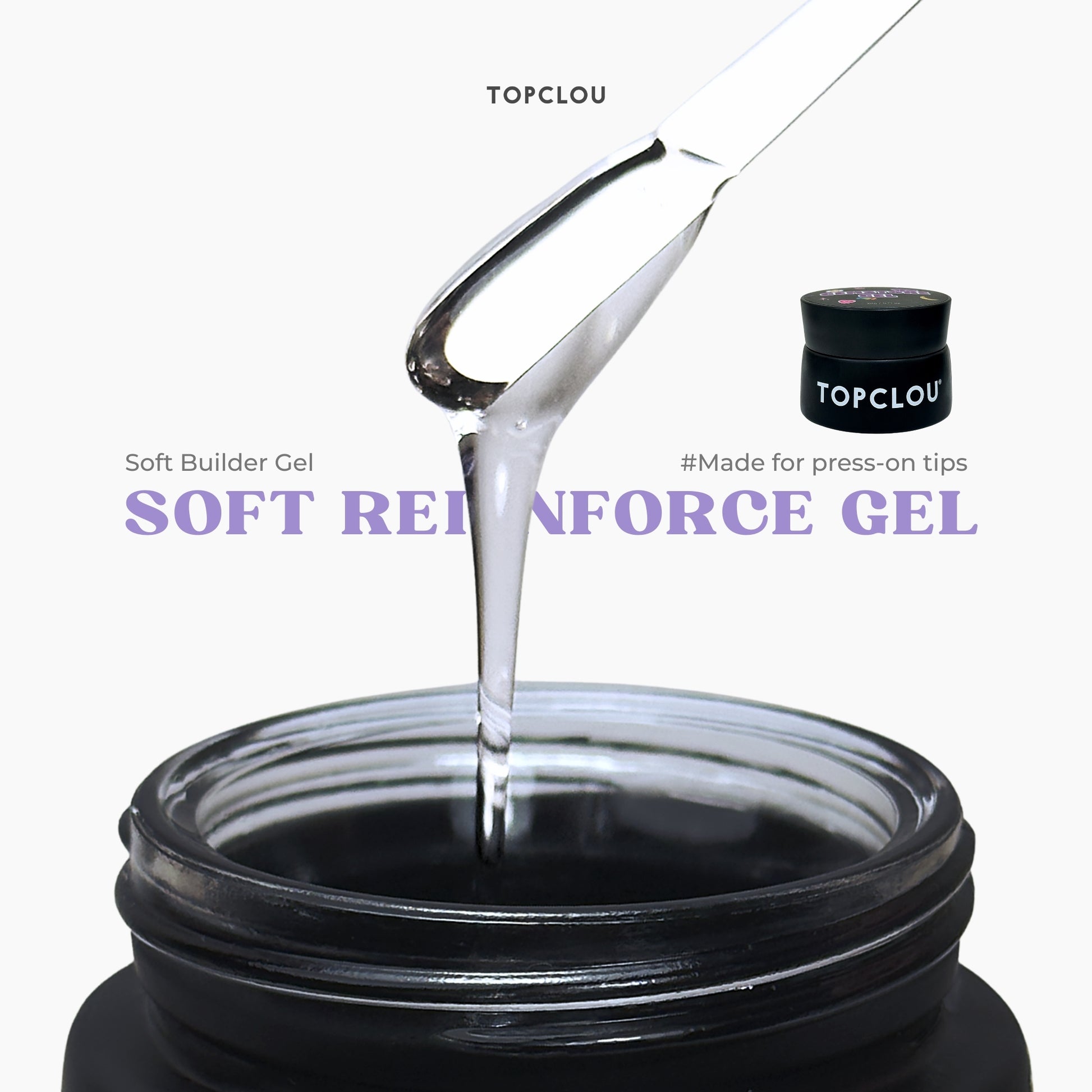 Topclou Nailhaus TOPCLOU Soft Reinforce Gel (15ml/20g) 20g
