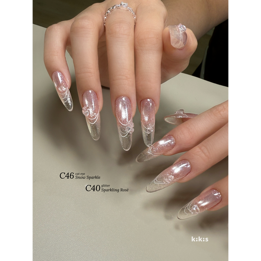 Topclou Nailhaus KIKIS C40 Sparkling Rosé Glitter