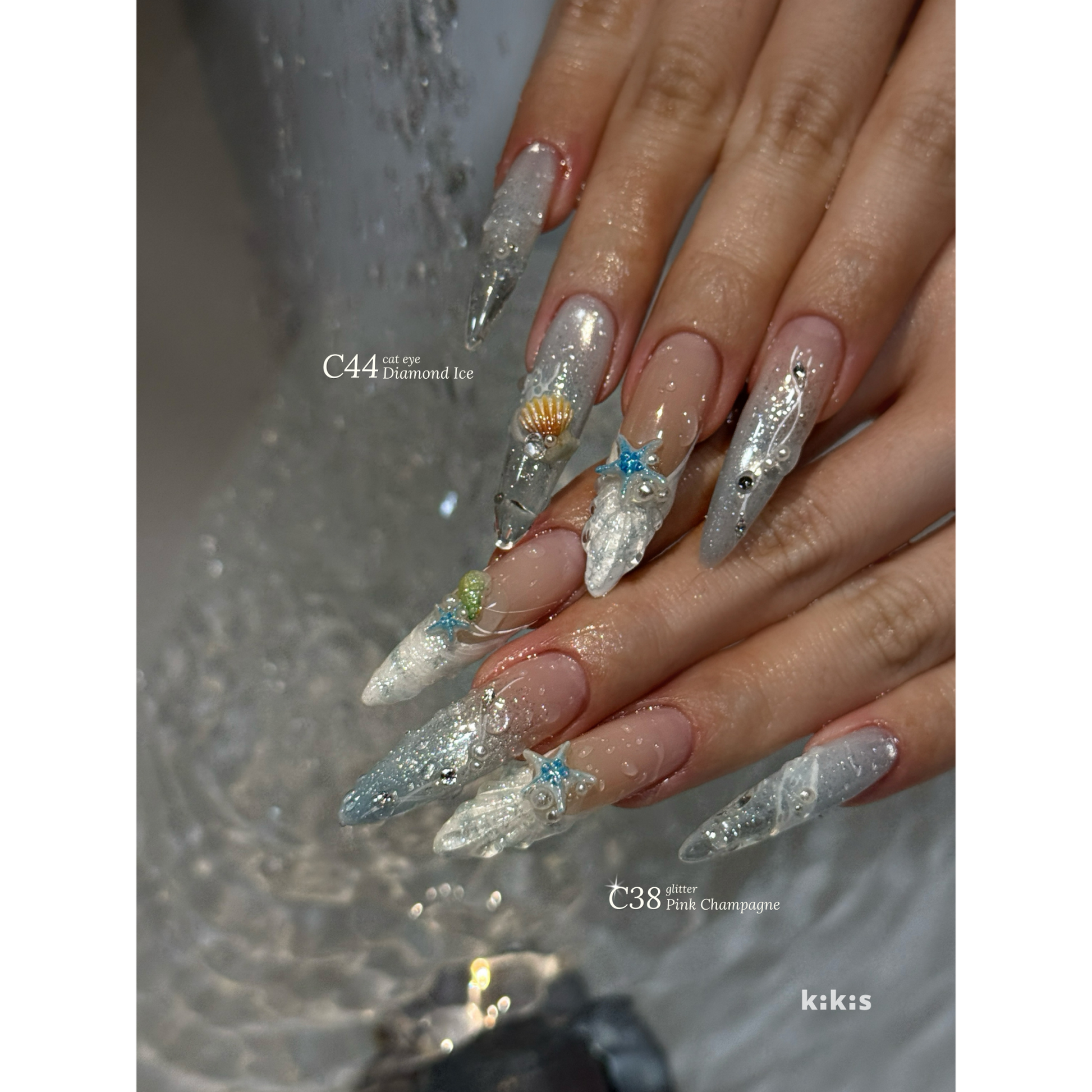 Topclou Nailhaus KIKIS C38 Pink Champagne Glitter