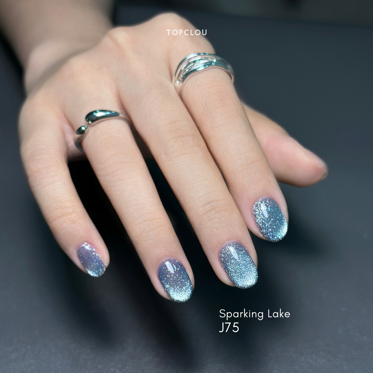 Topclou Nailhaus TOPCLOU J75 Sparkling Lake Cat Eye