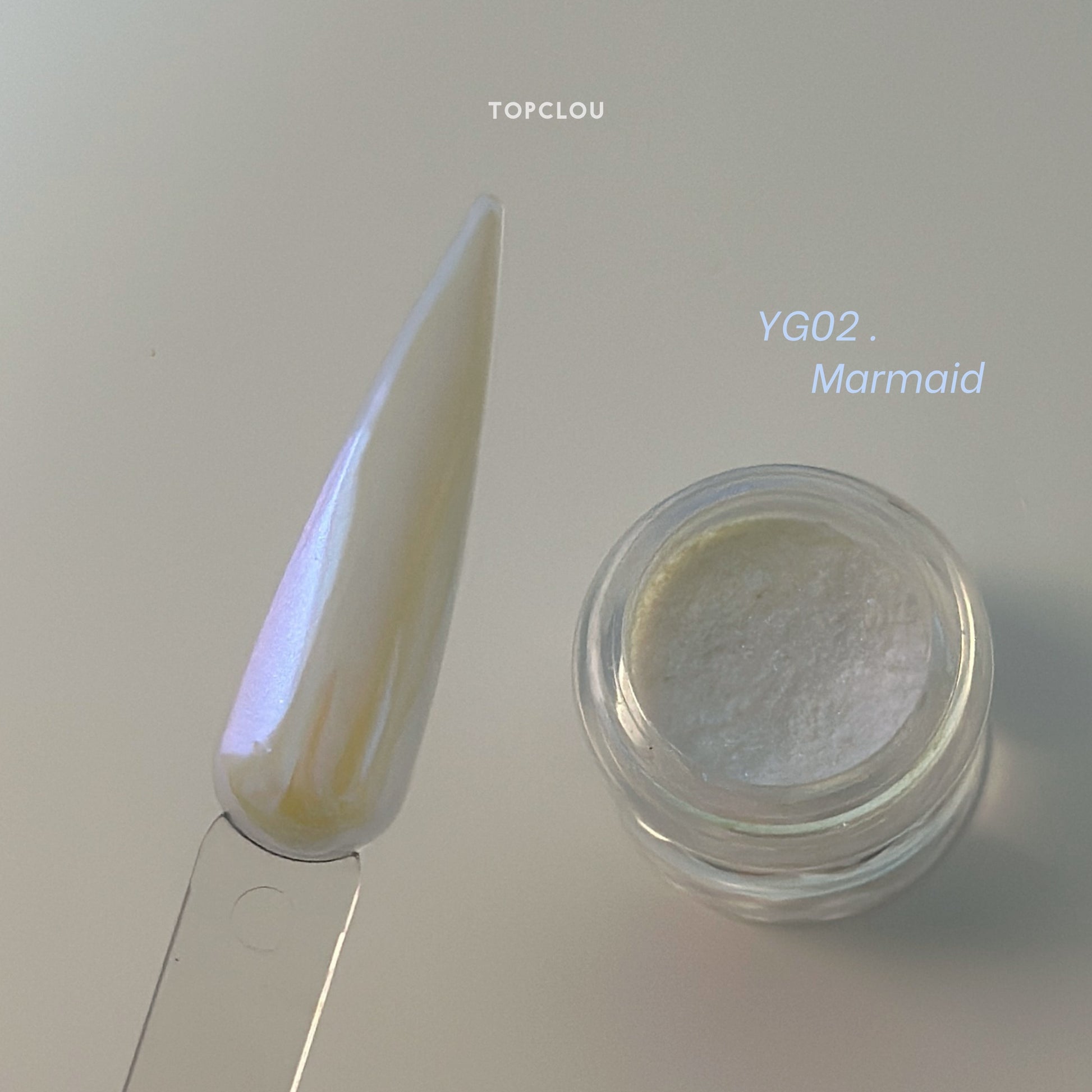 Topclou Nailhaus TOPCLOU Moon Aurora Chrome Powder YG02 - Mermaid