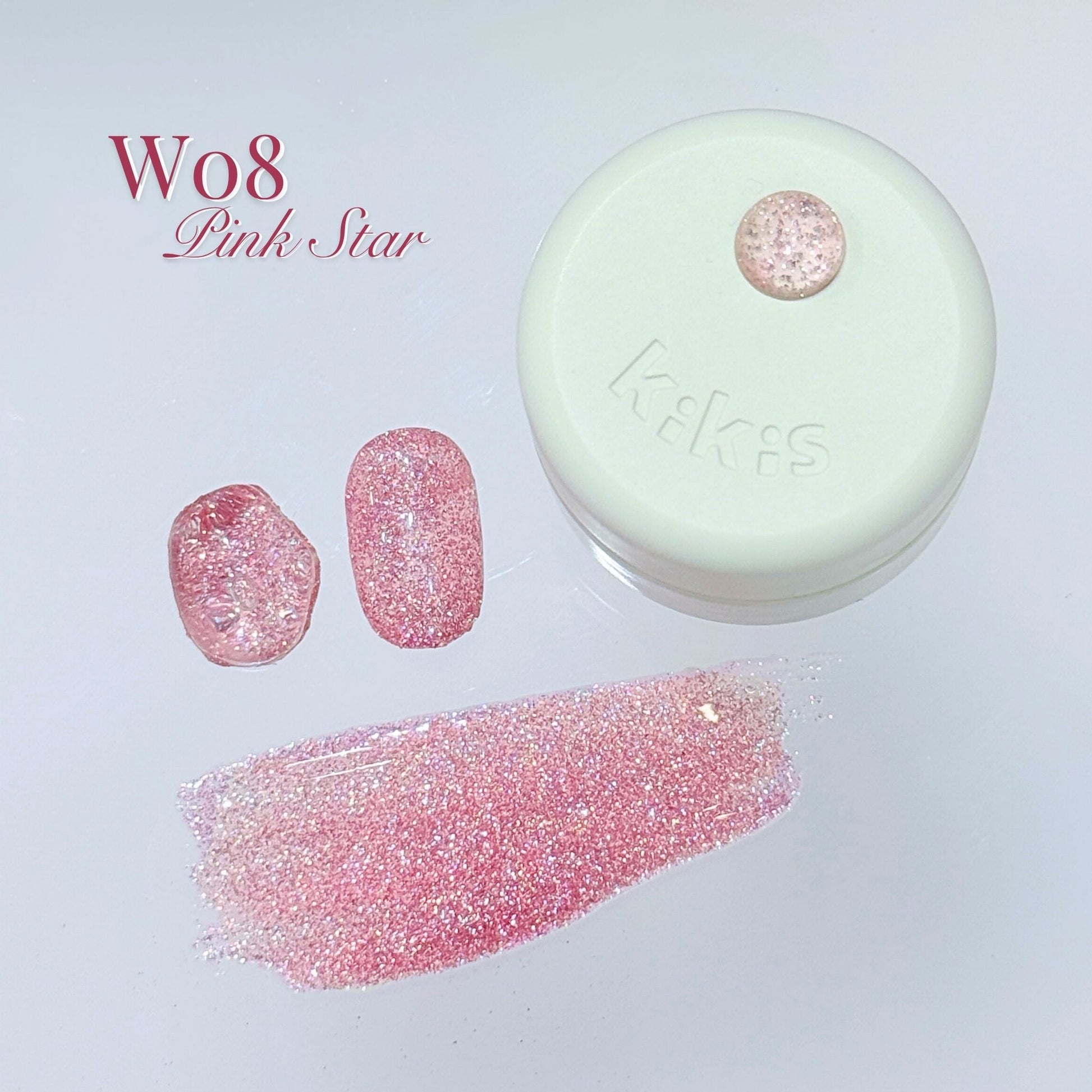 Topclou Nailhaus KIKIS W08 Pink Star (7g)