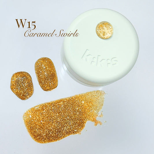 Topclou Nailhaus KIKIS W15 Caramel Swirls (7g)