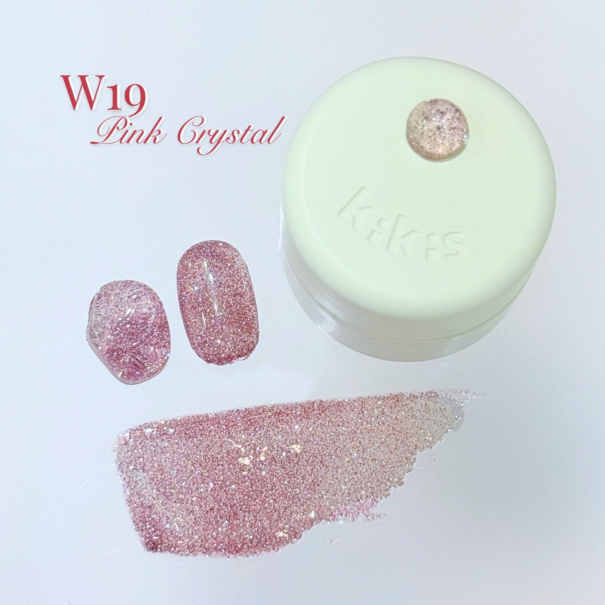 Topclou Nailhaus KIKIS W19 Pink Crystal (7g)