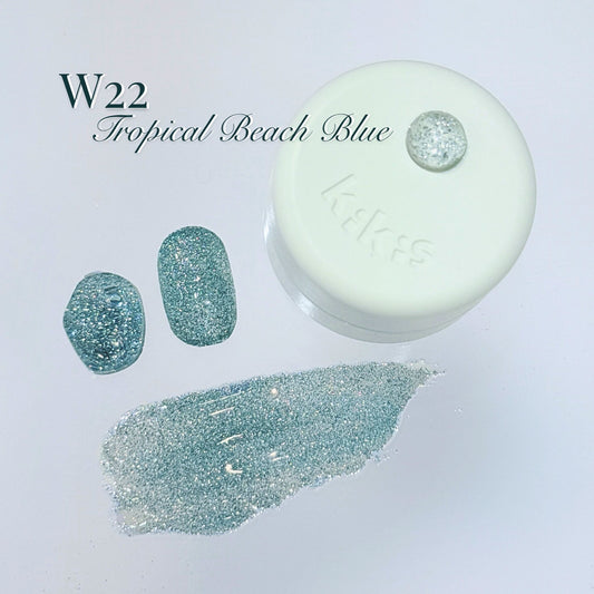 Topclou Nailhaus KIKIS W22 Tropical Beach Blue (7g)