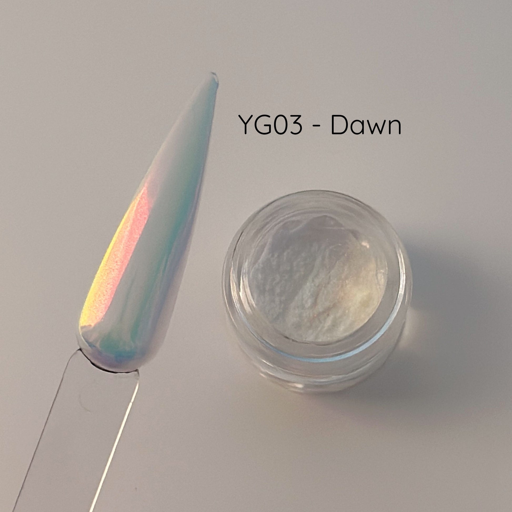 Topclou Nailhaus TOPCLOU Moon Aurora Chrome Powder YG03 - Dawn