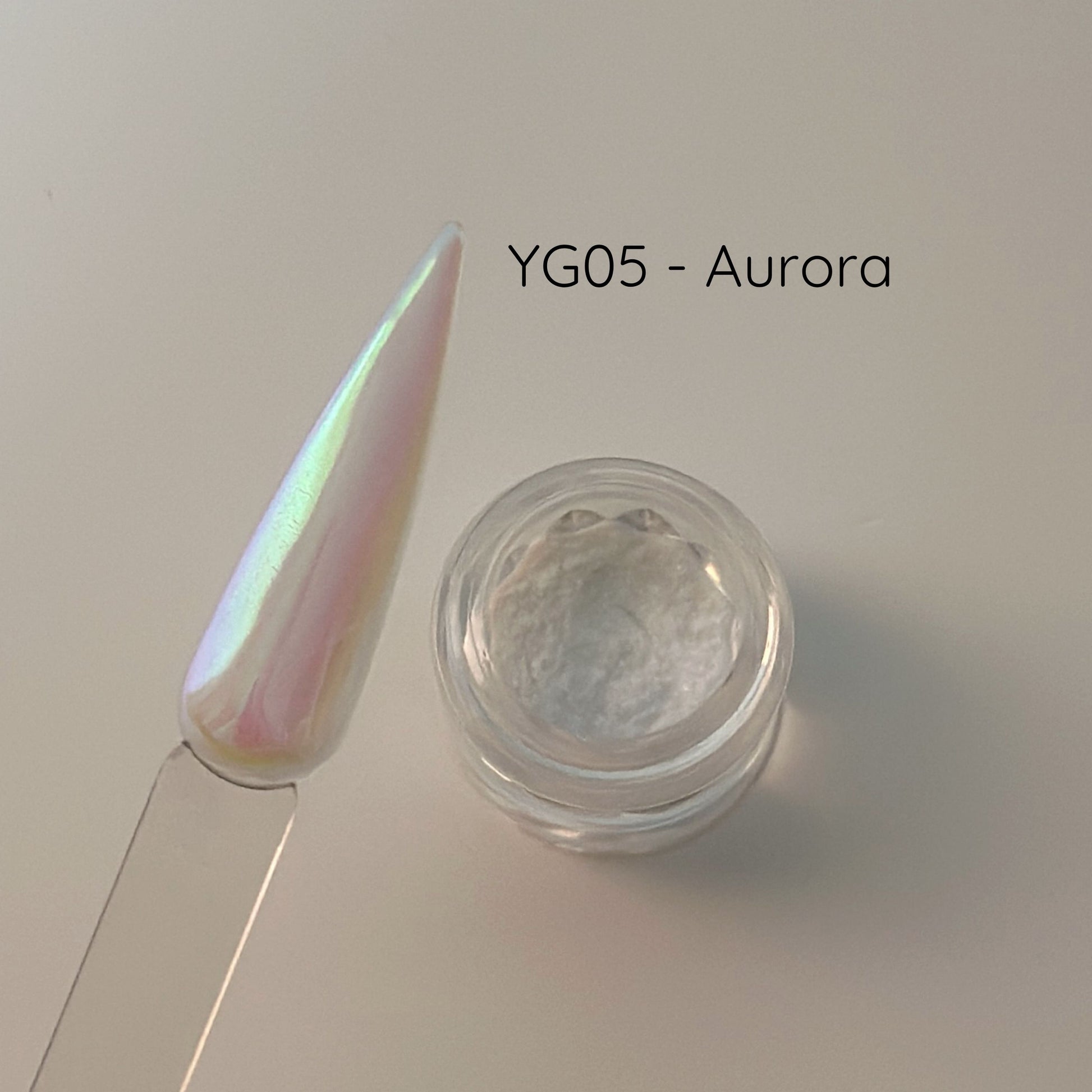 Topclou Nailhaus TOPCLOU Moon Aurora Chrome Powder YG05 - Aurora