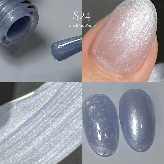 Topclou Nailhaus KIKIS S24 Ice Blue Satin