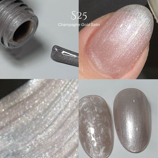 Topclou Nailhaus KIKIS S25 Champagne Gold Satin