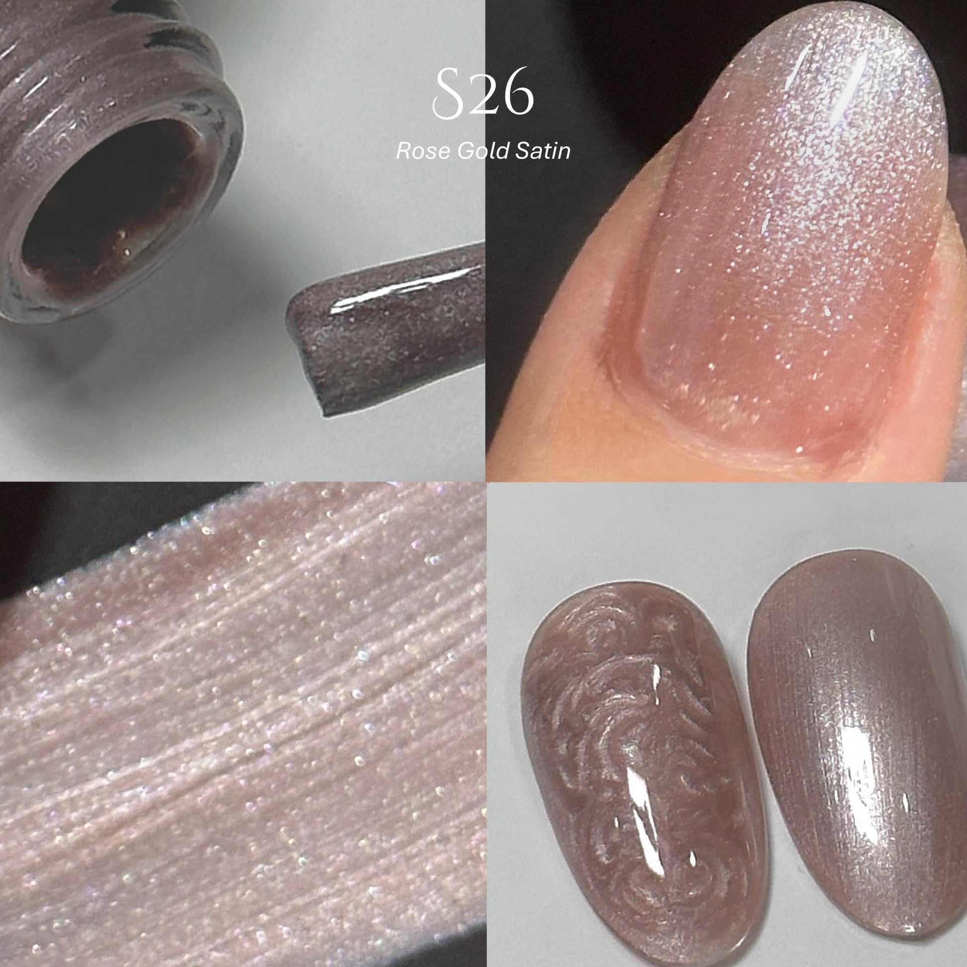 Topclou Nailhaus KIKIS S26 Rose Gold Satin