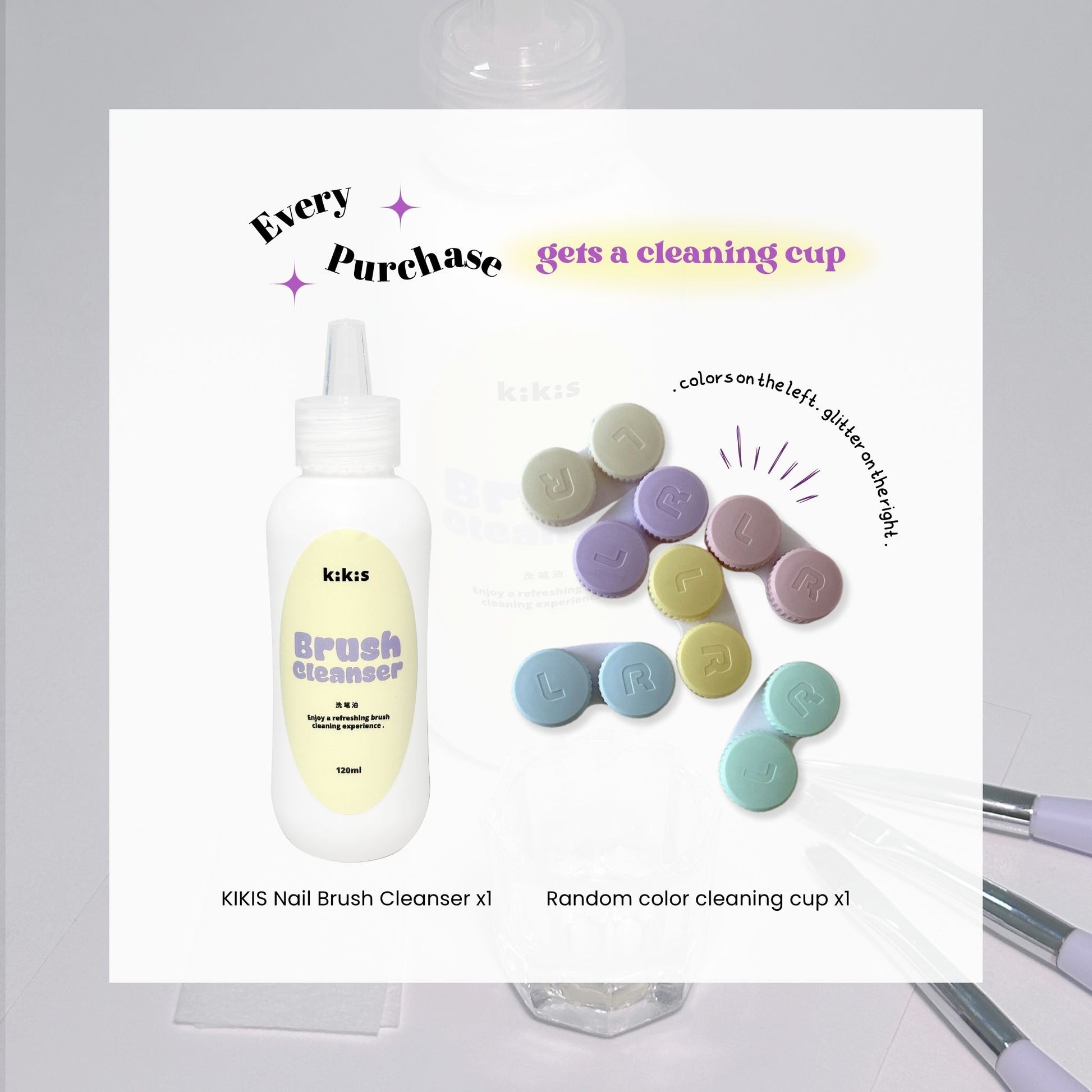 Topclou Nailhaus KIKIS Nail Brush Cleanser