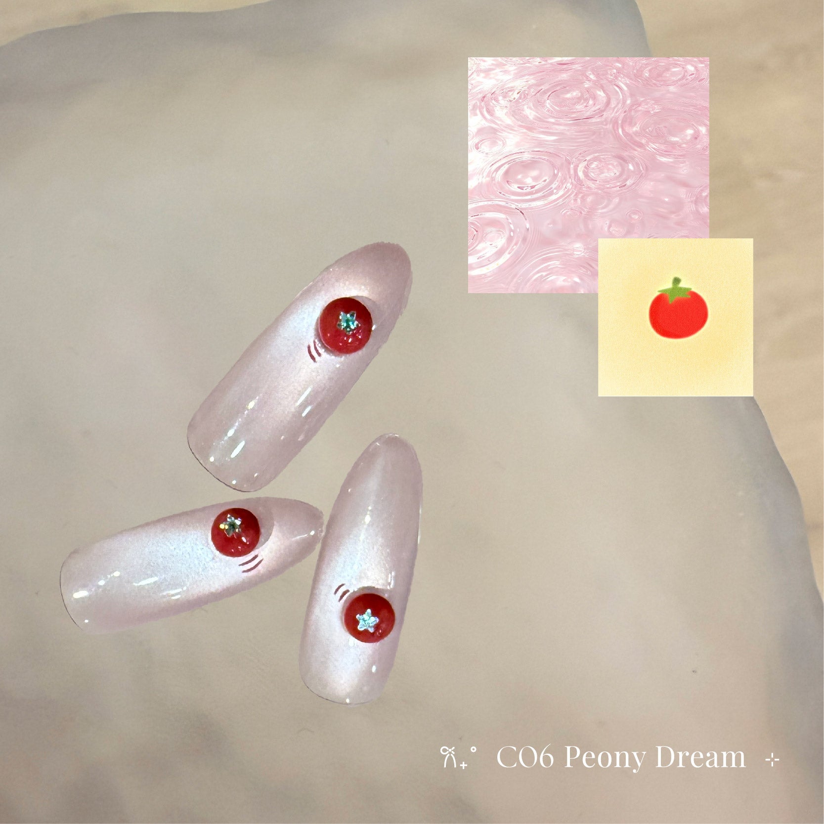 Topclou Nailhaus KIKIS C06 Peony Dream