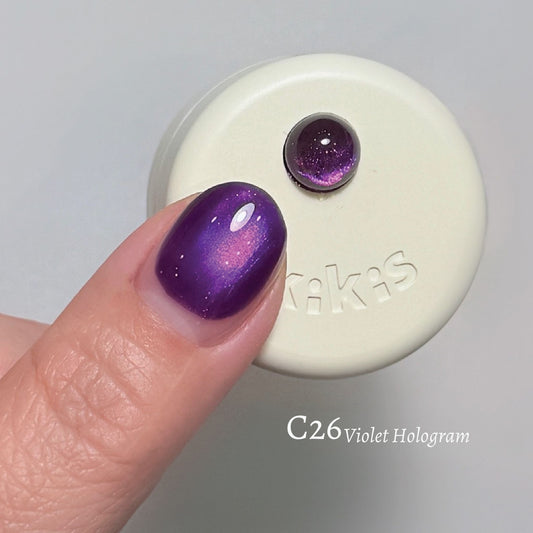 Topclou Nailhaus KIKIS C26 Violet Hologram (7g)