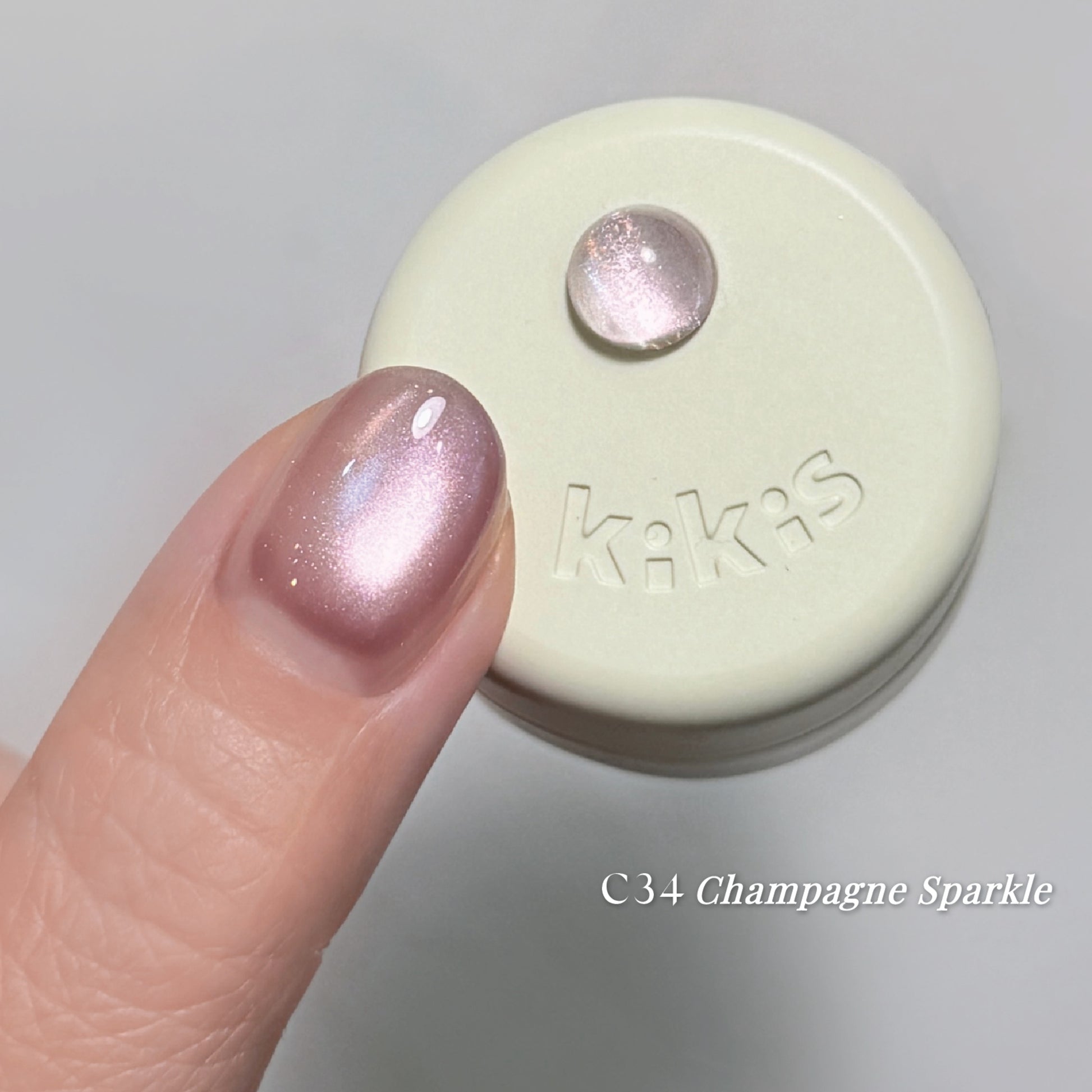 Topclou Nailhaus KIKIS C34 Champagne Sparkle (7g)