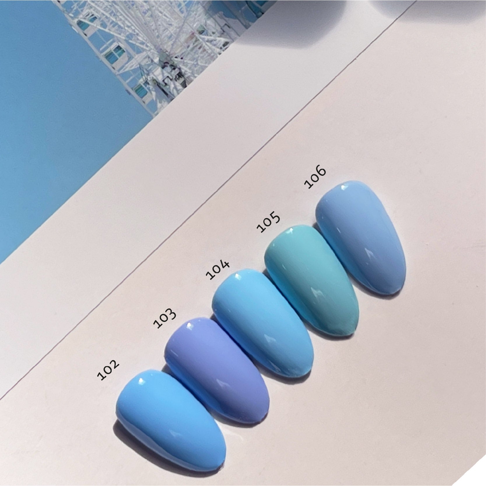Topclou Nailhaus KIKIS 105 Baby Blue