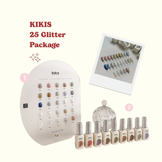 Topclou Nailhaus KIKIS 25 Glitter Package