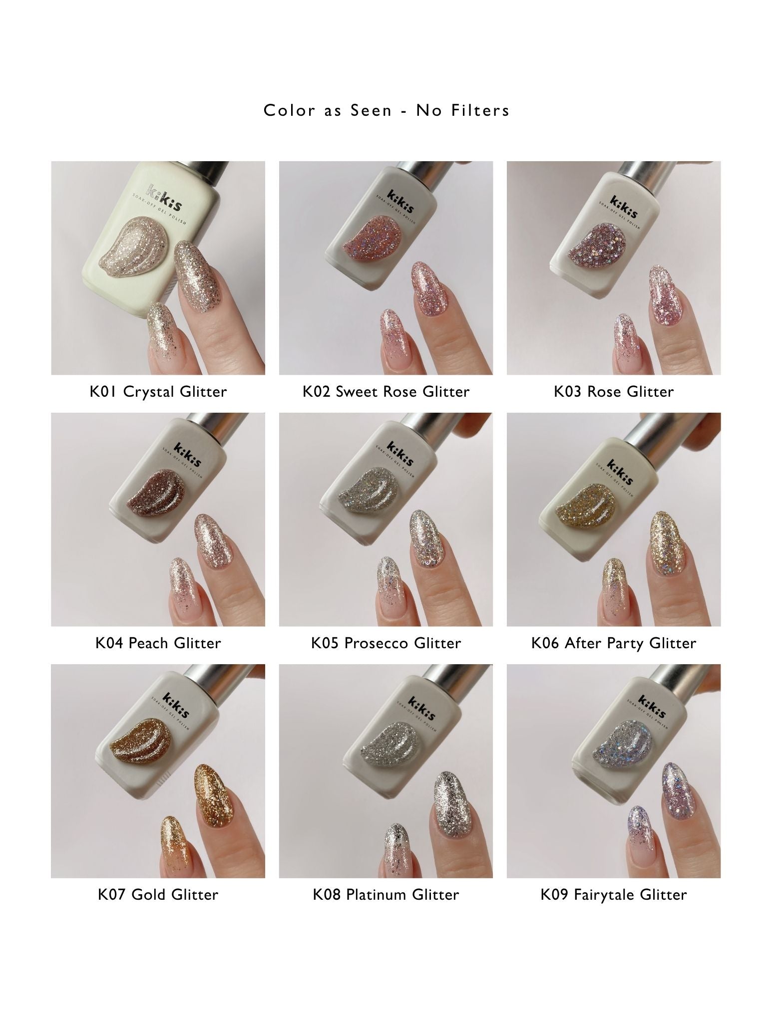 Topclou Nailhaus KIKIS 25 Glitter Package