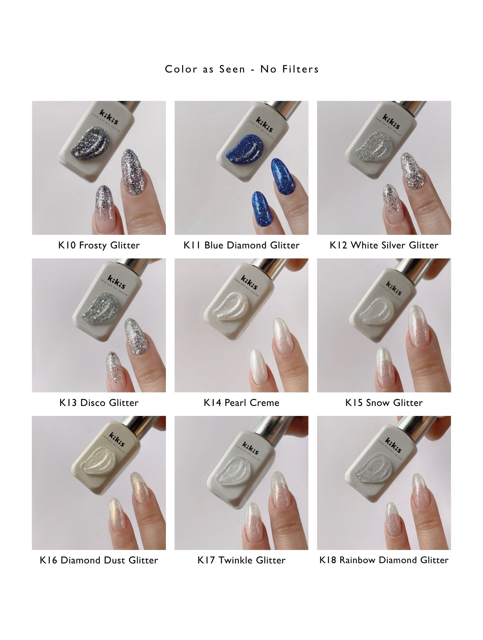 Topclou Nailhaus KIKIS 25 Glitter Package