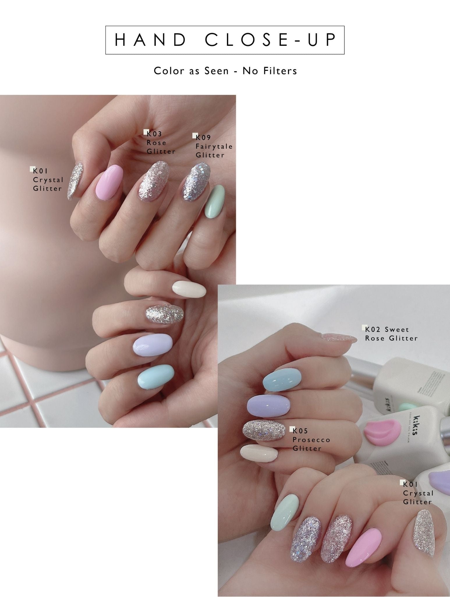 Topclou Nailhaus KIKIS K05 Prosecco Glitter