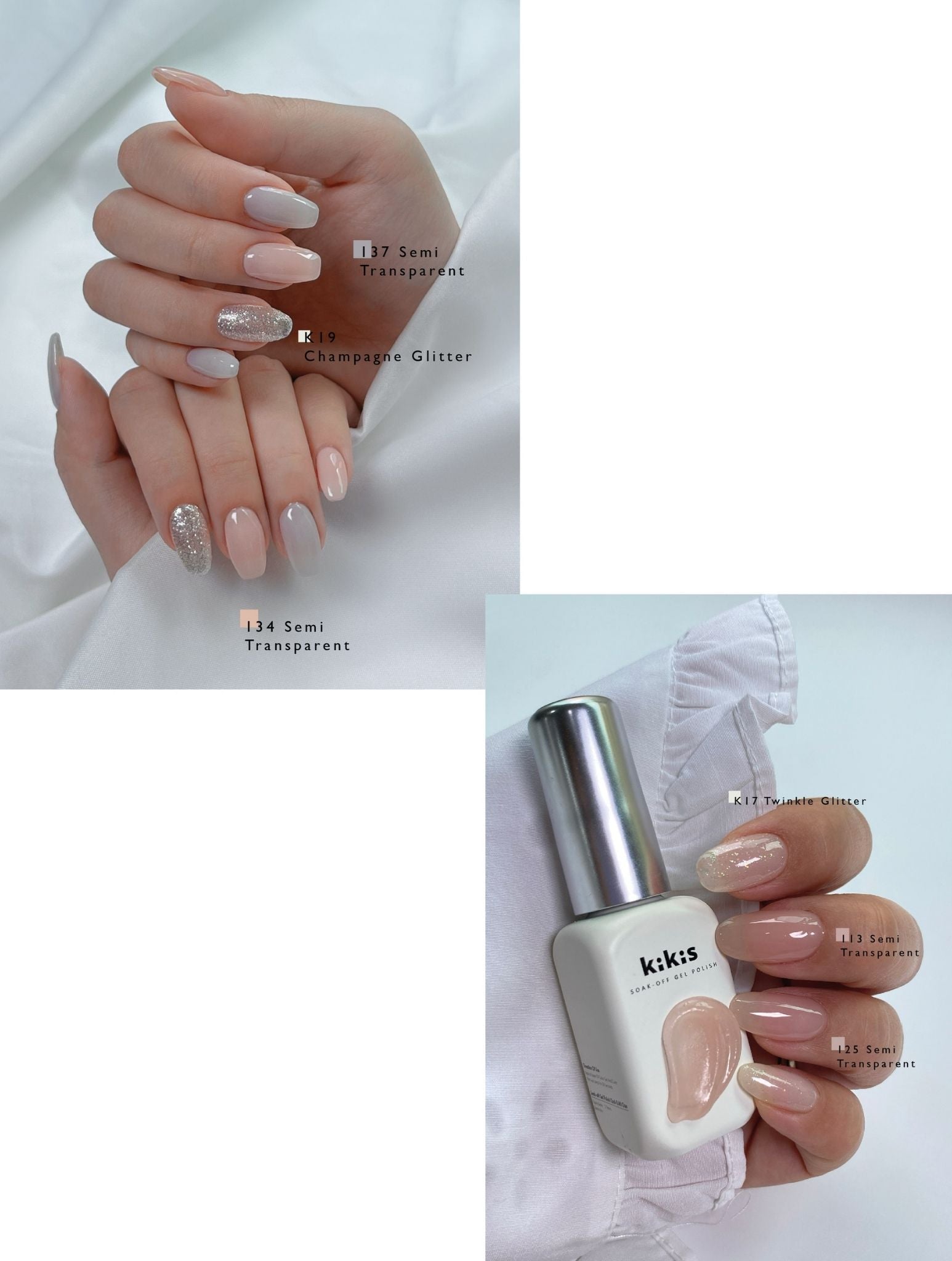 Topclou Nailhaus KIKIS 25 Glitter Package