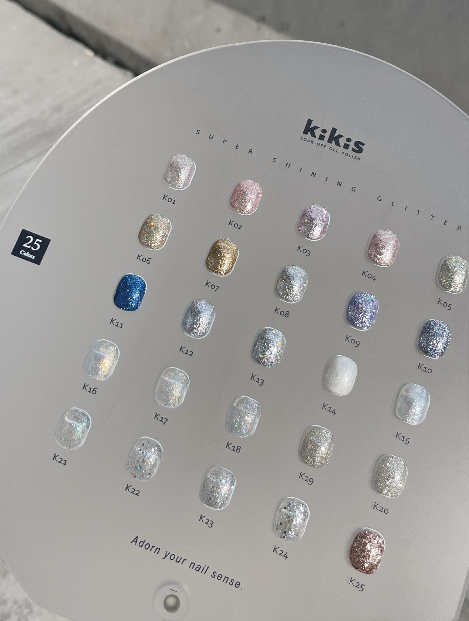 Topclou Nailhaus KIKIS K05 Prosecco Glitter