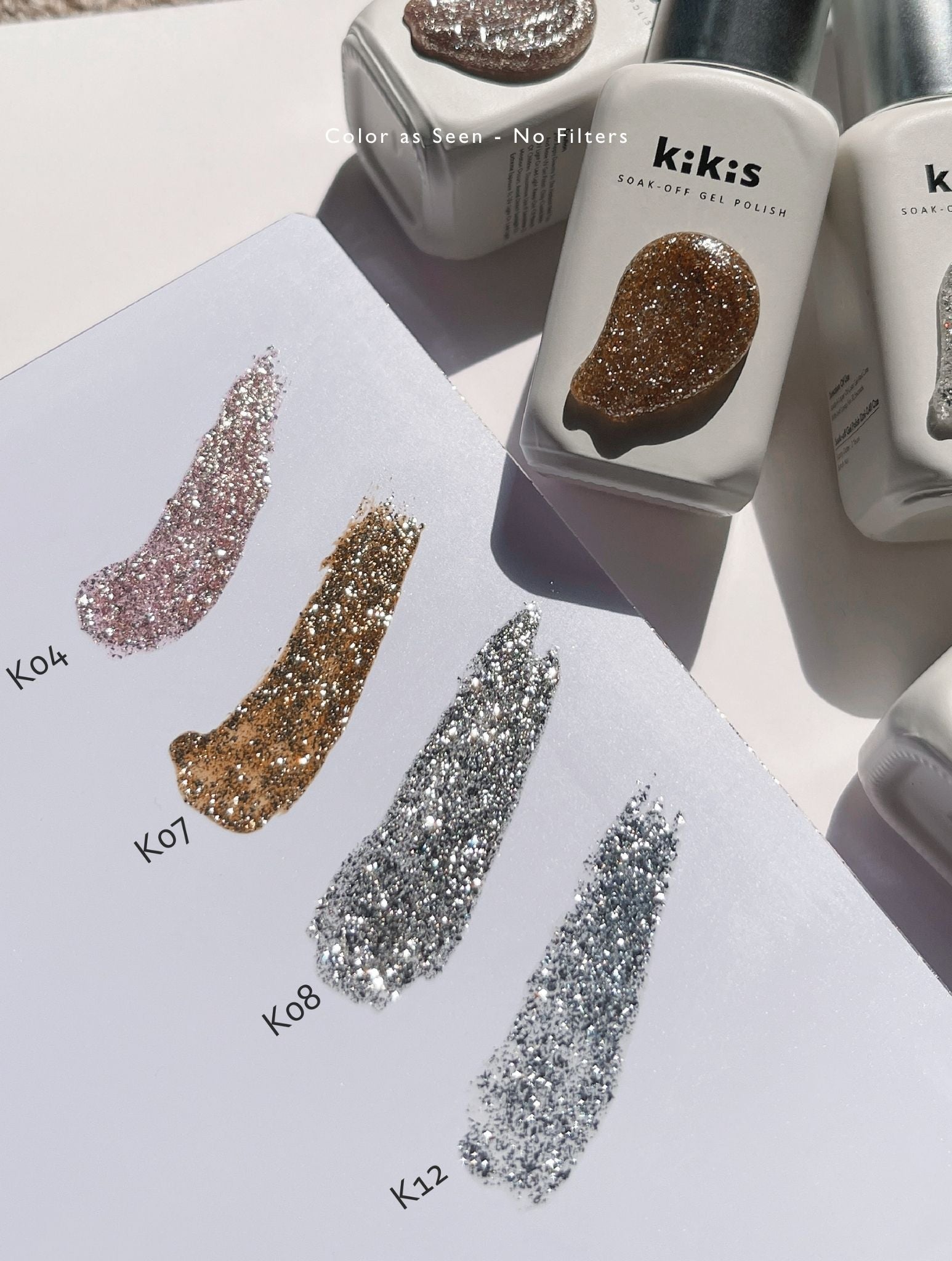 Topclou Nailhaus KIKIS K04 Peach Glitter