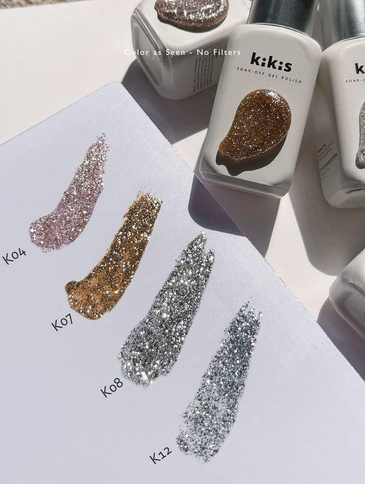 Topclou Nailhaus KIKIS K08 Platinum Glitter