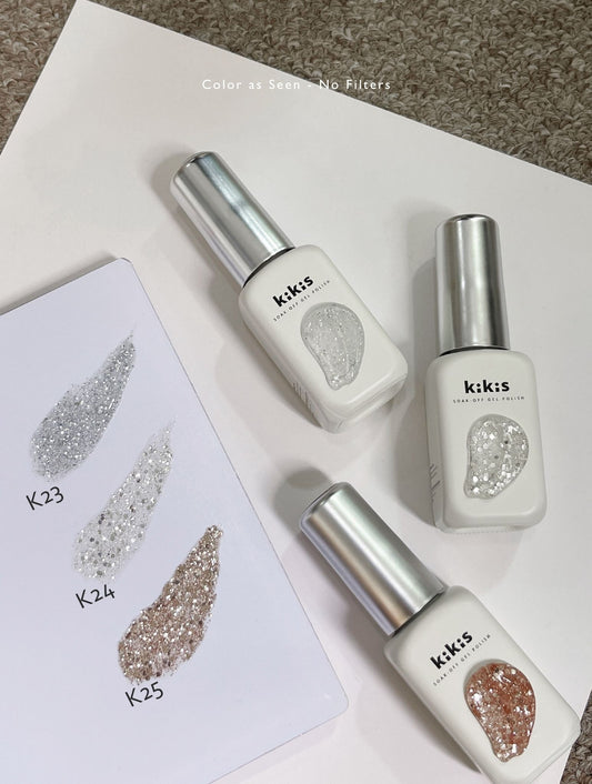 Topclou Nailhaus KIKIS K25 Rose Gold Glitter