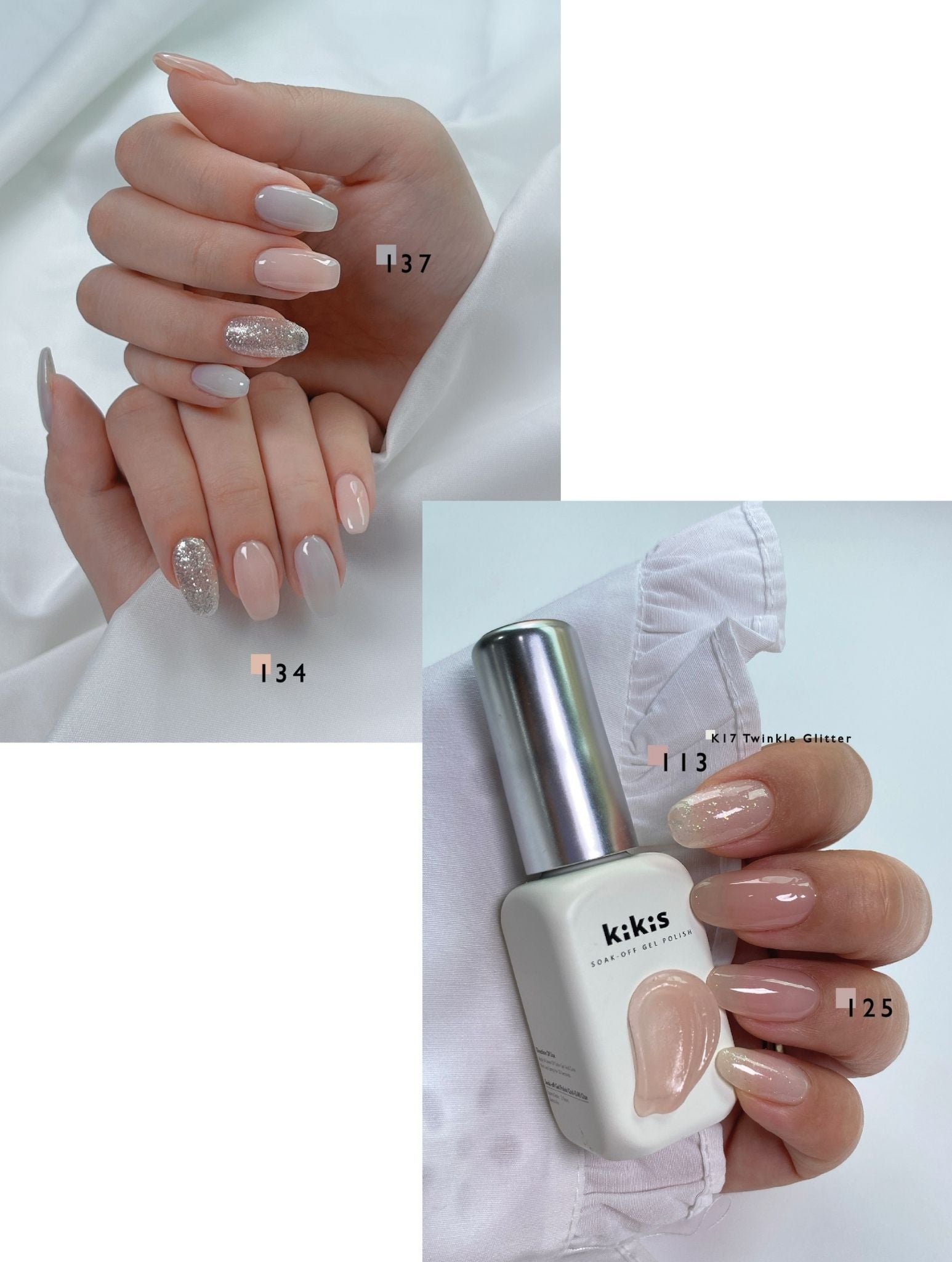 Topclou Nailhaus KIKIS 134 Semi Transparent