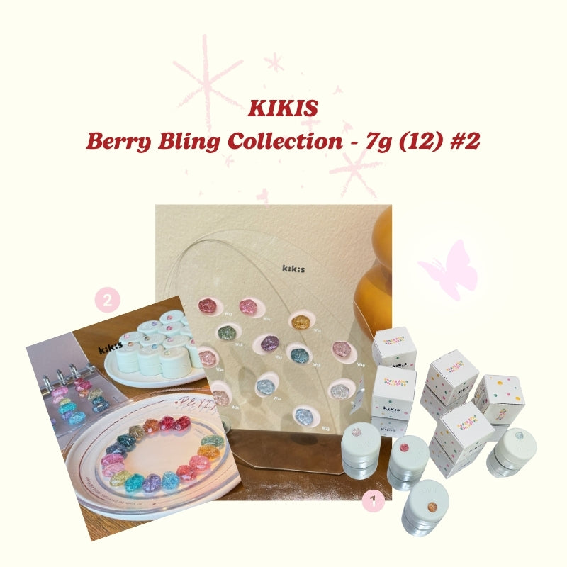 Topclou Nailhaus KIKIS Berry Bling Collection Pot #2