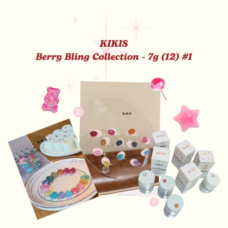 Topclou Nailhaus KIKIS Berry Bling Collection Pot #1