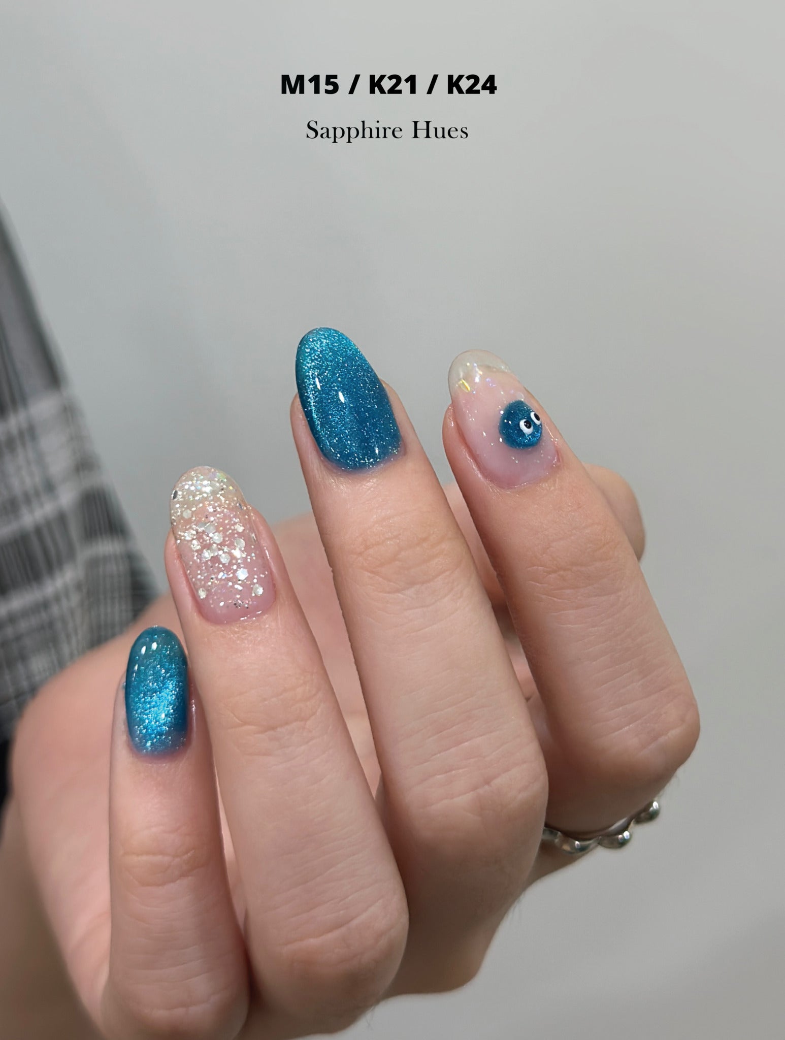 Topclou Nailhaus KIKIS M15 Sapphire Hues