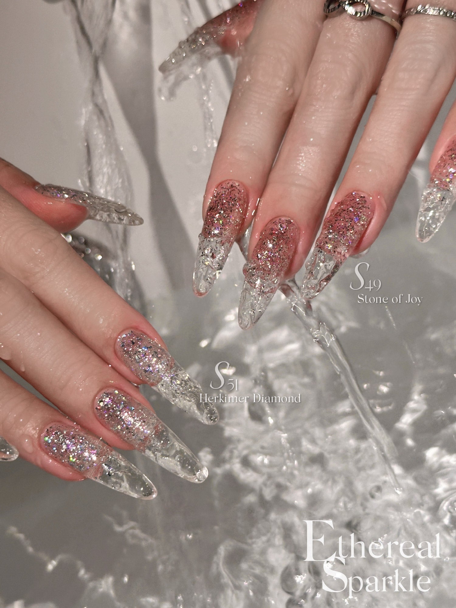 Topclou Nailhaus KIKIS S51 Herkimer Diamond
