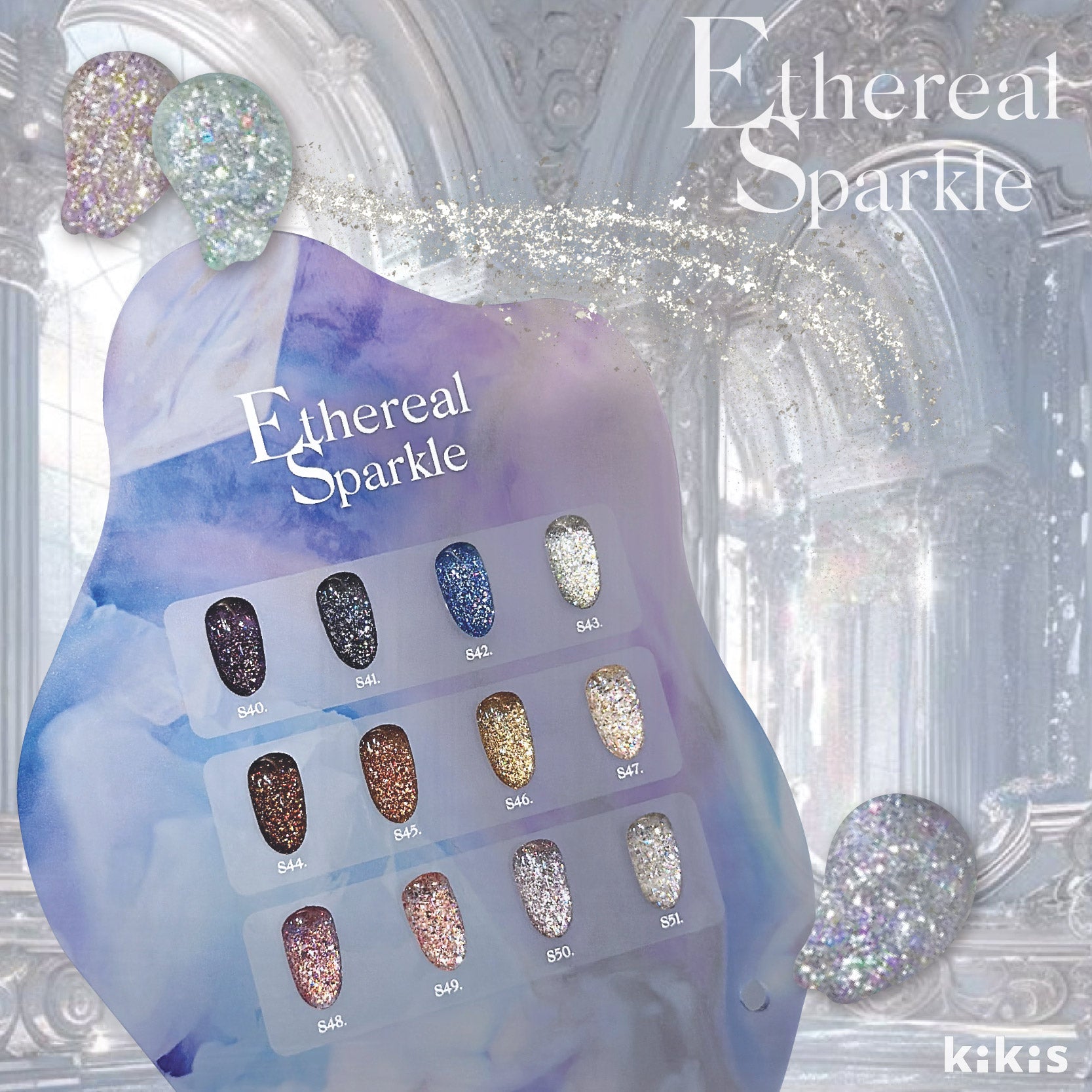 Topclou Nailhaus KIKIS Ethereal Sparkle Cat Eye Collection (12)
