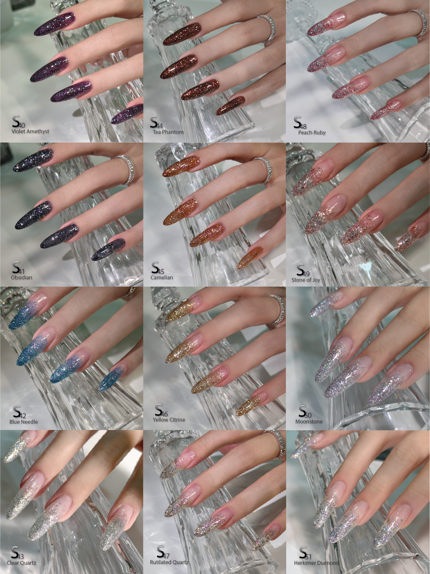 Topclou Nailhaus KIKIS Ethereal Sparkle Cat Eye Collection (12)