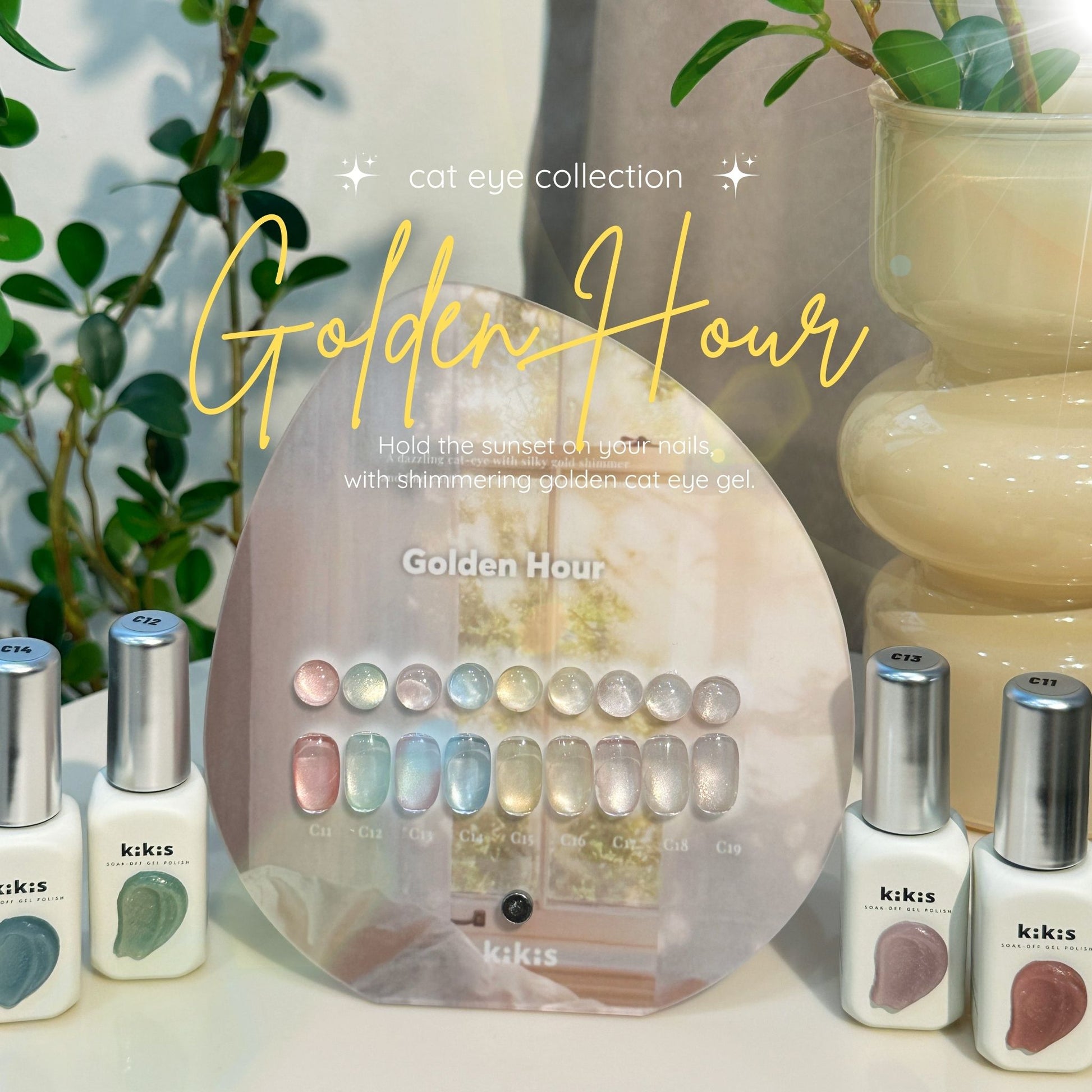 Topclou Nailhaus KIKIS Golden Hour Cat Eye Collection (9)