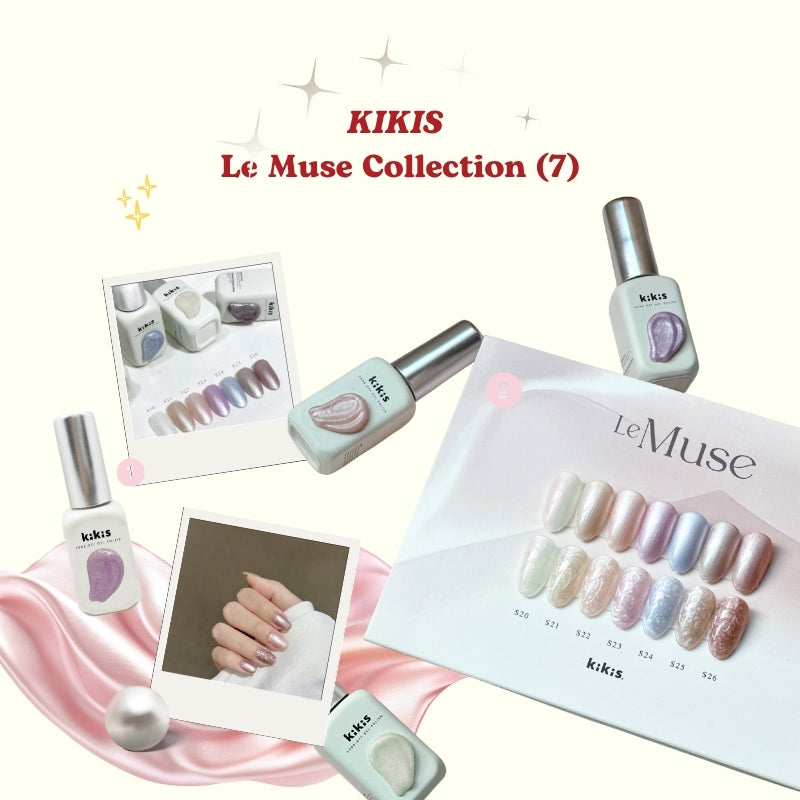 Topclou Nailhaus KIKIS Le Muse Glitter Collection (7)