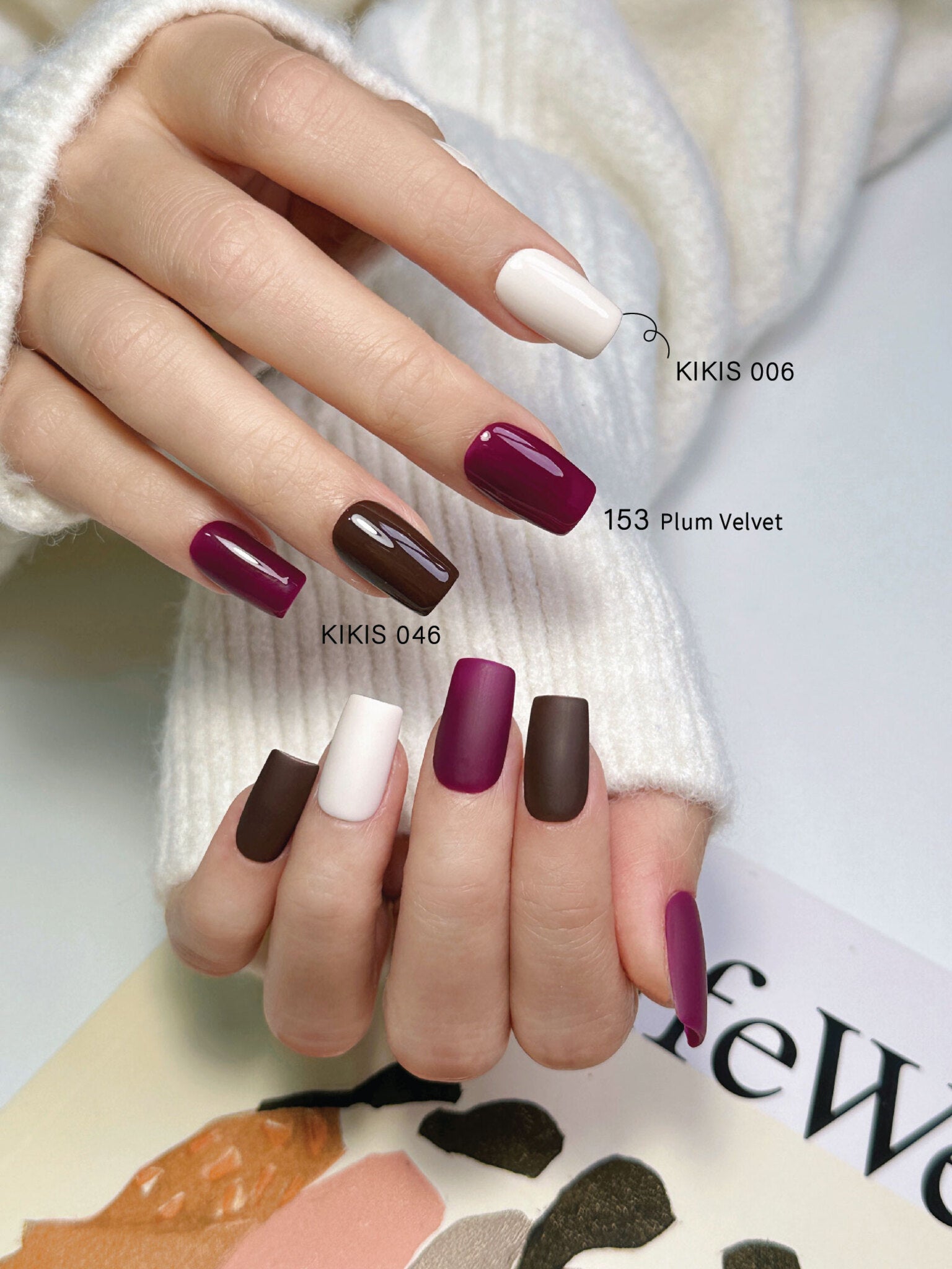 Topclou Nailhaus KIKIS 153 Plum Velvet