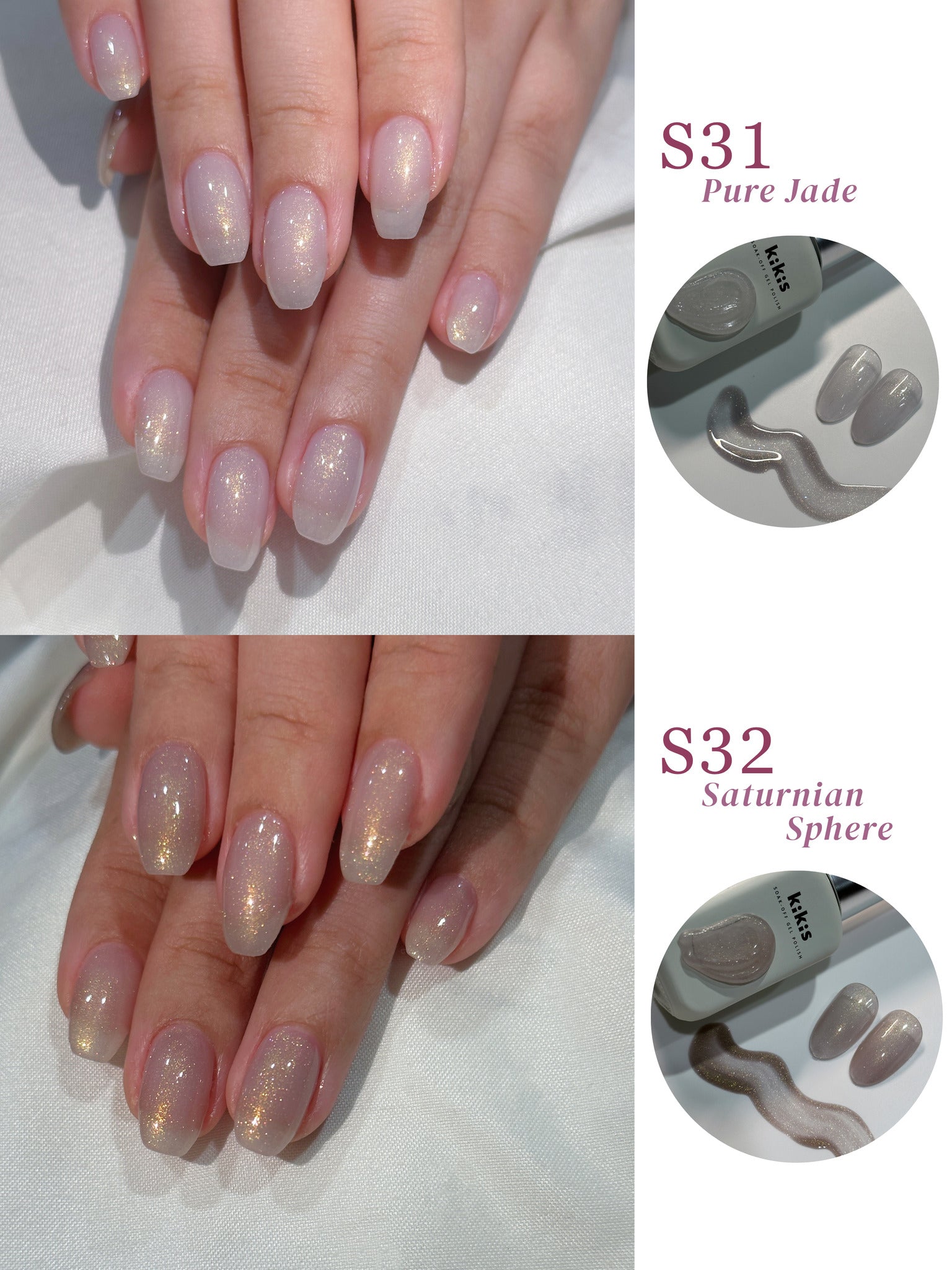 Topclou Nailhaus KIKIS Moon Crystal Glitter Collection (6)